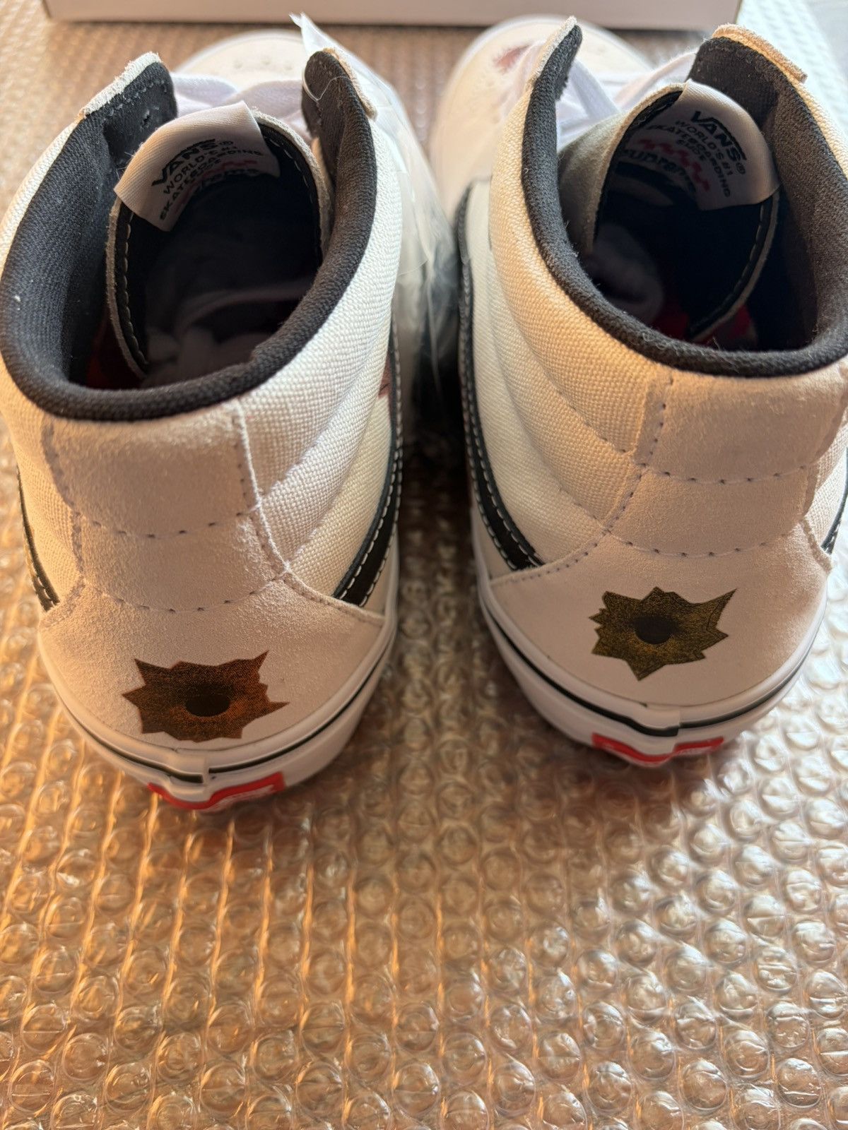 Supreme × Vans US 12 Nate Lowman × Supreme × Vans Skate Grosso Mid Natural Size US 12 / EU 45 - 6 Thumbnail
