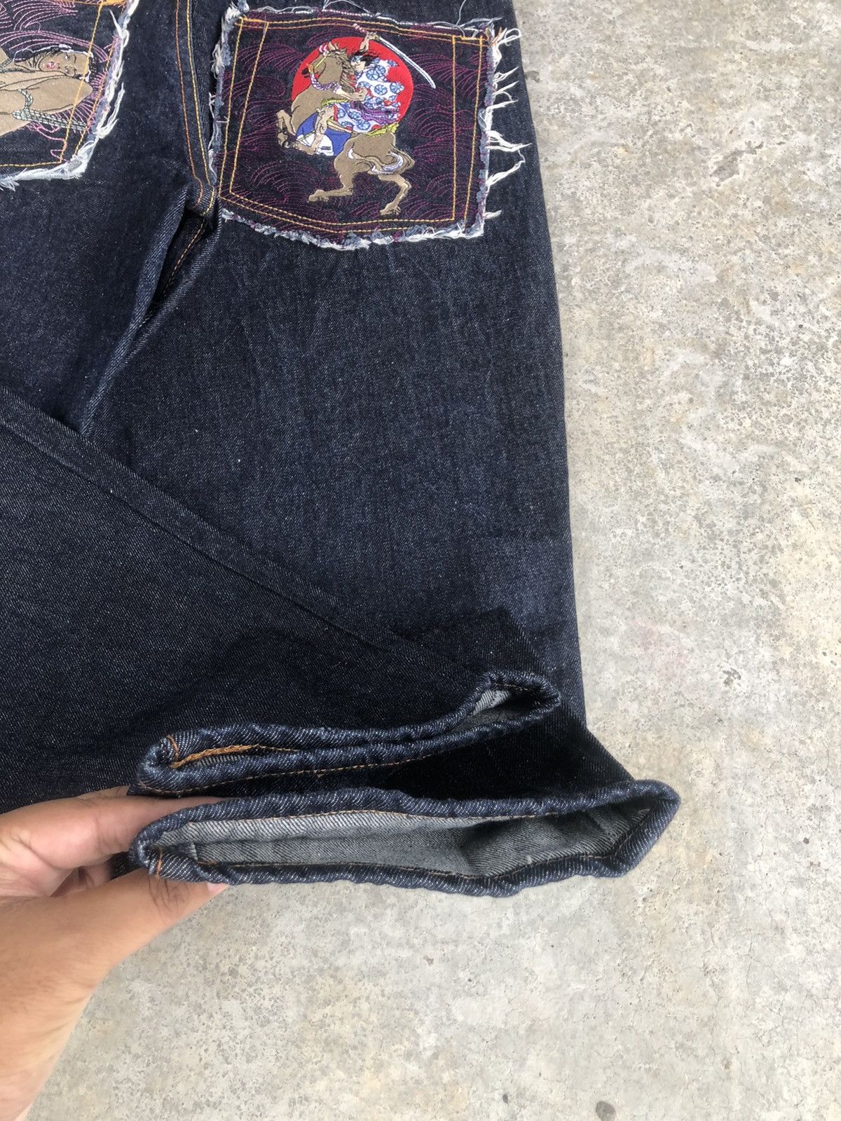 RMC Jeans Red Monkey Company Embroidered Naked Size US 36 / EU 52 - 13 Thumbnail