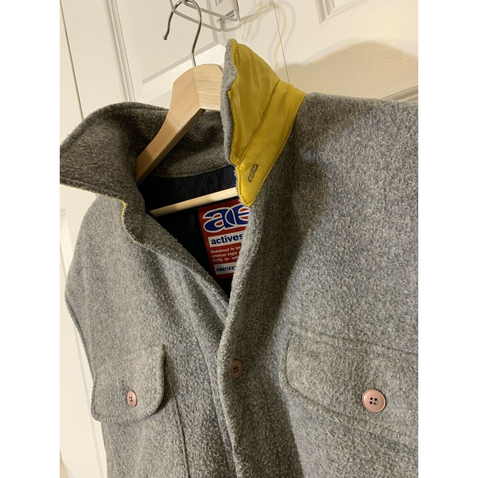 American Eagle Outfitters Vtg American Eagle AE Active Sport Fleece Vest w/ Quilted Li Size US XL / EU 56 / 4 - 6 Thumbnail