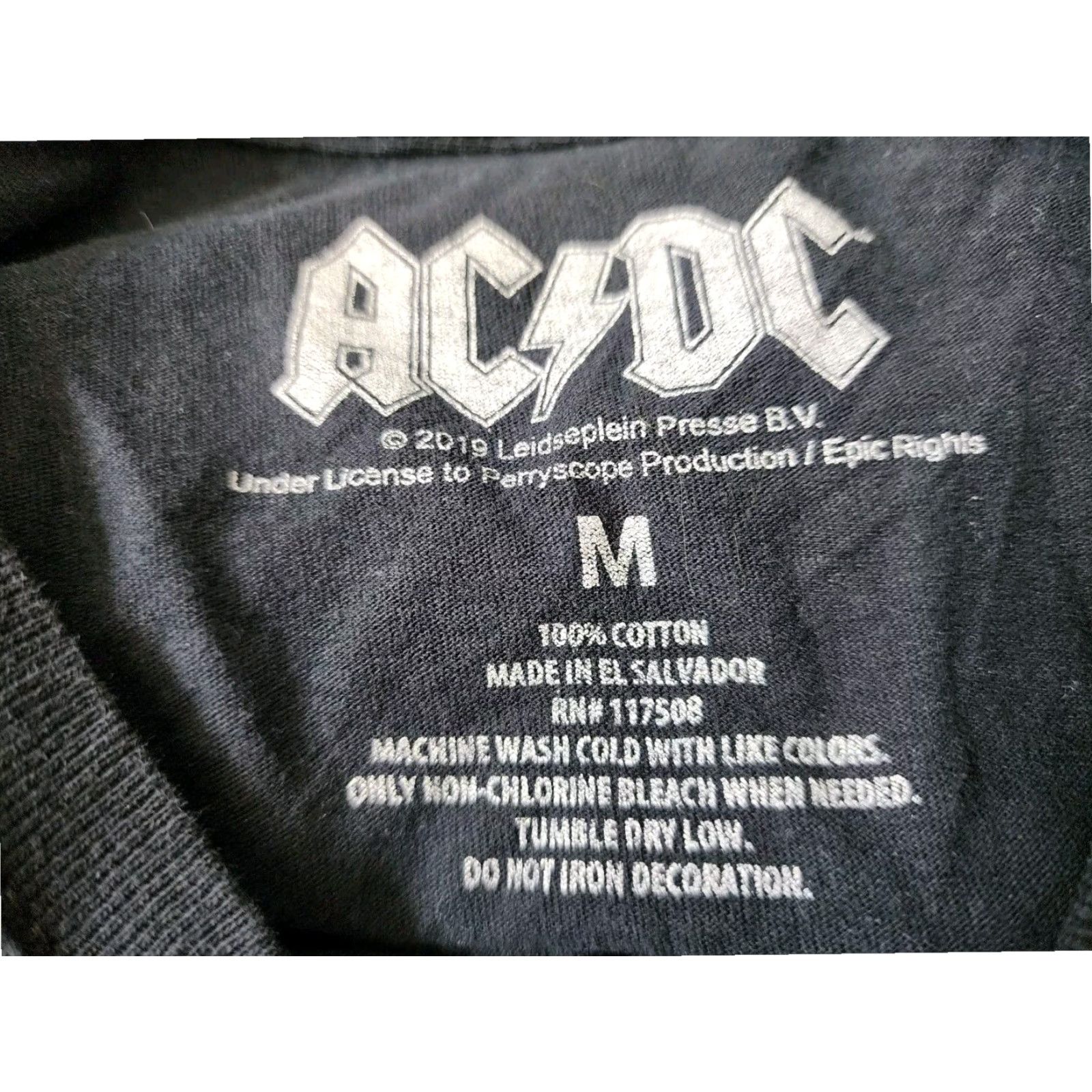 Doublet AC/DC Highway to Hell Black T Shirt Mens Rock Band Tee Size US M / EU 48-50 / 2 - 7 Thumbnail