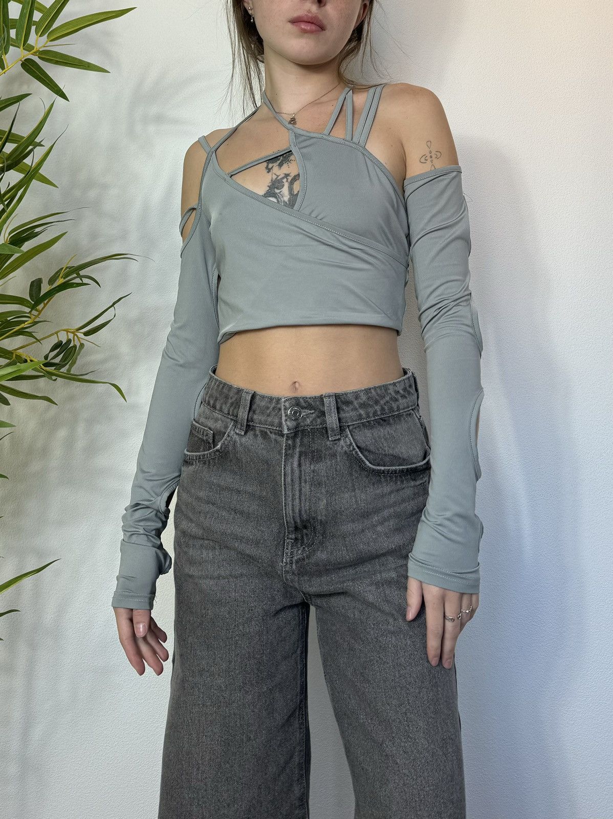 Vintage 🫧TERMO WMNS BONDAGE SEXY TOP🫧 Size M / US 6-8 / IT 42-44 - 2 Thumbnail