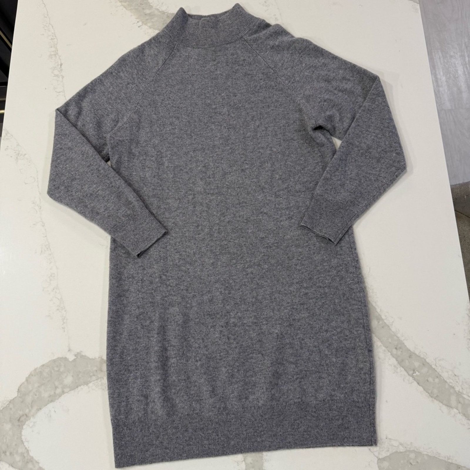 Lord & Taylor Lord & Taylor 100% Cashmere MockNeck Sweater Dress Womens M Size M / US 6-8 / IT 42-44 - 1 Thumbnail