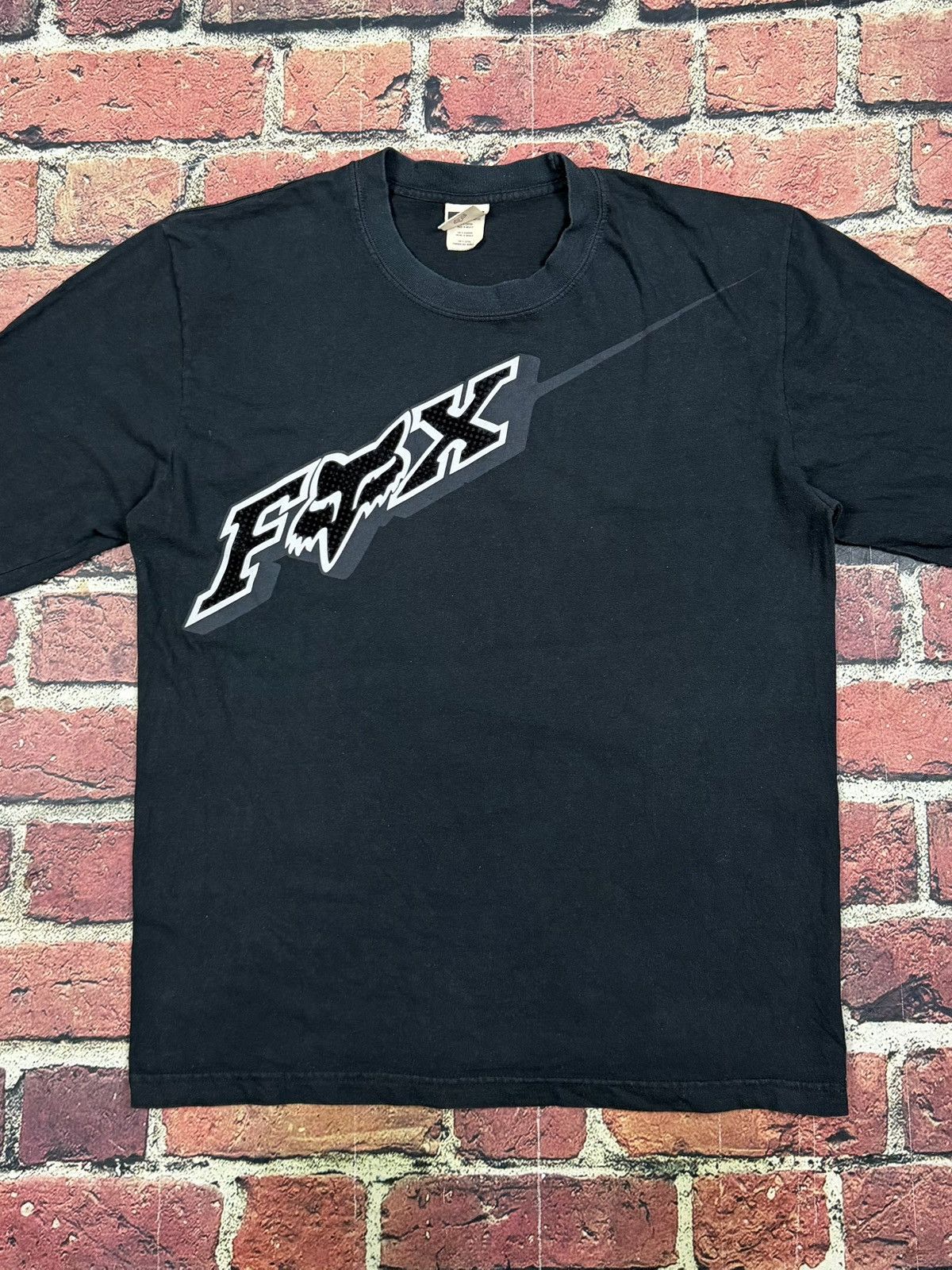 Fox Racing Vintage Y2K Fox Racing Motocross Long Sleeve T Shirt Velour Size US L / EU 52-54 / 3 - 2 Thumbnail