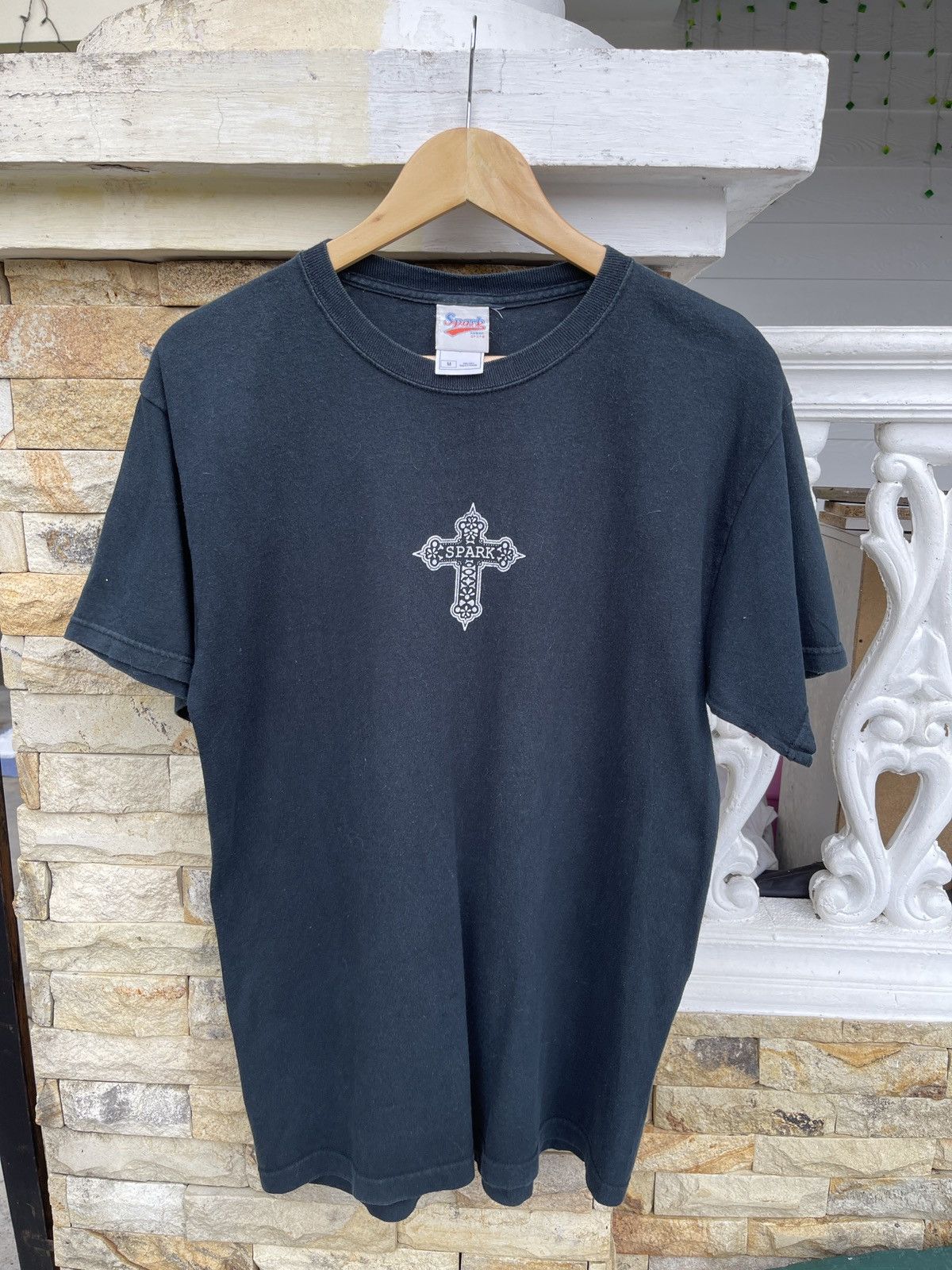 Vintage Last Drop🔥Rare🔥Vintage SPARK Center Logo Tee Size US M / EU 48-50 / 2 - 2 Thumbnail