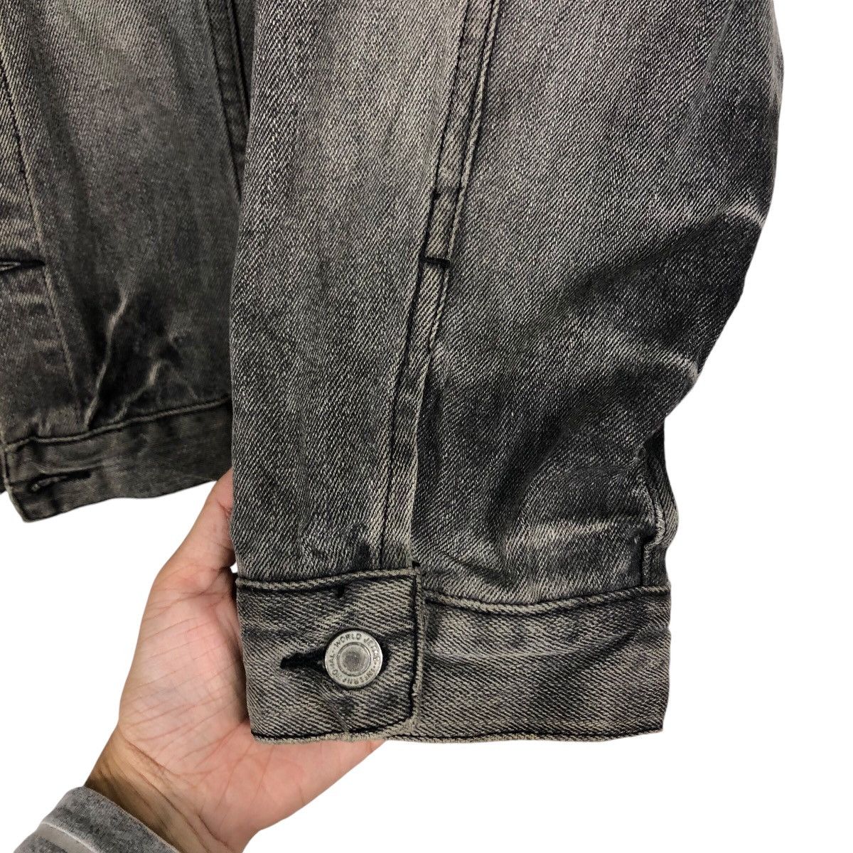 Japanese Brand Vintage Chore Denim Jacket Trucker The Fabulous IsseyMiyake Size US L / EU 52-54 / 3 - 16 Thumbnail