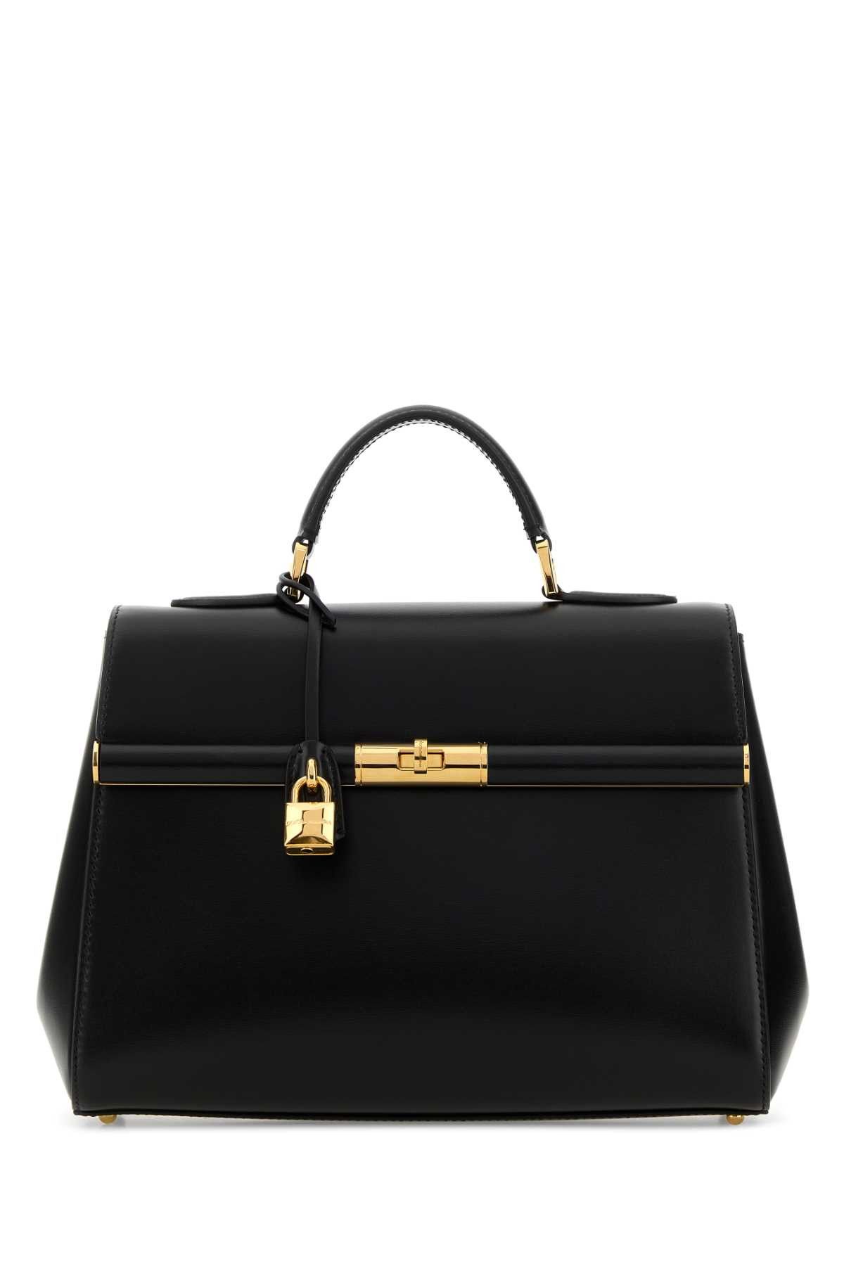 Dolce & Gabbana Black Leather Marlene Handbag Size ONE SIZE - 1 Thumbnail