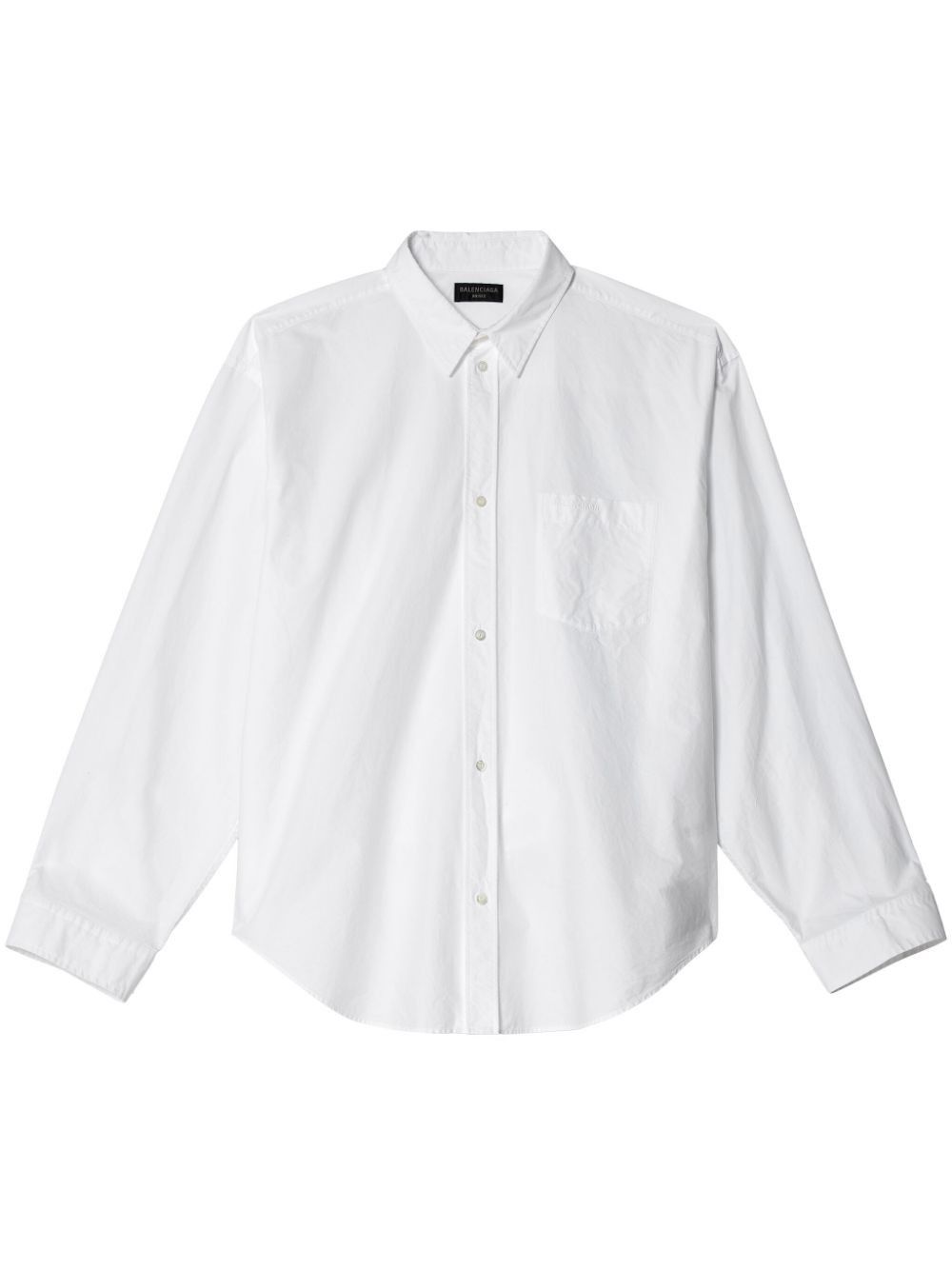 Balenciaga Regular Shirt Jacquard Poplin Size US M / EU 48-50 / 2 - 1 Thumbnail
