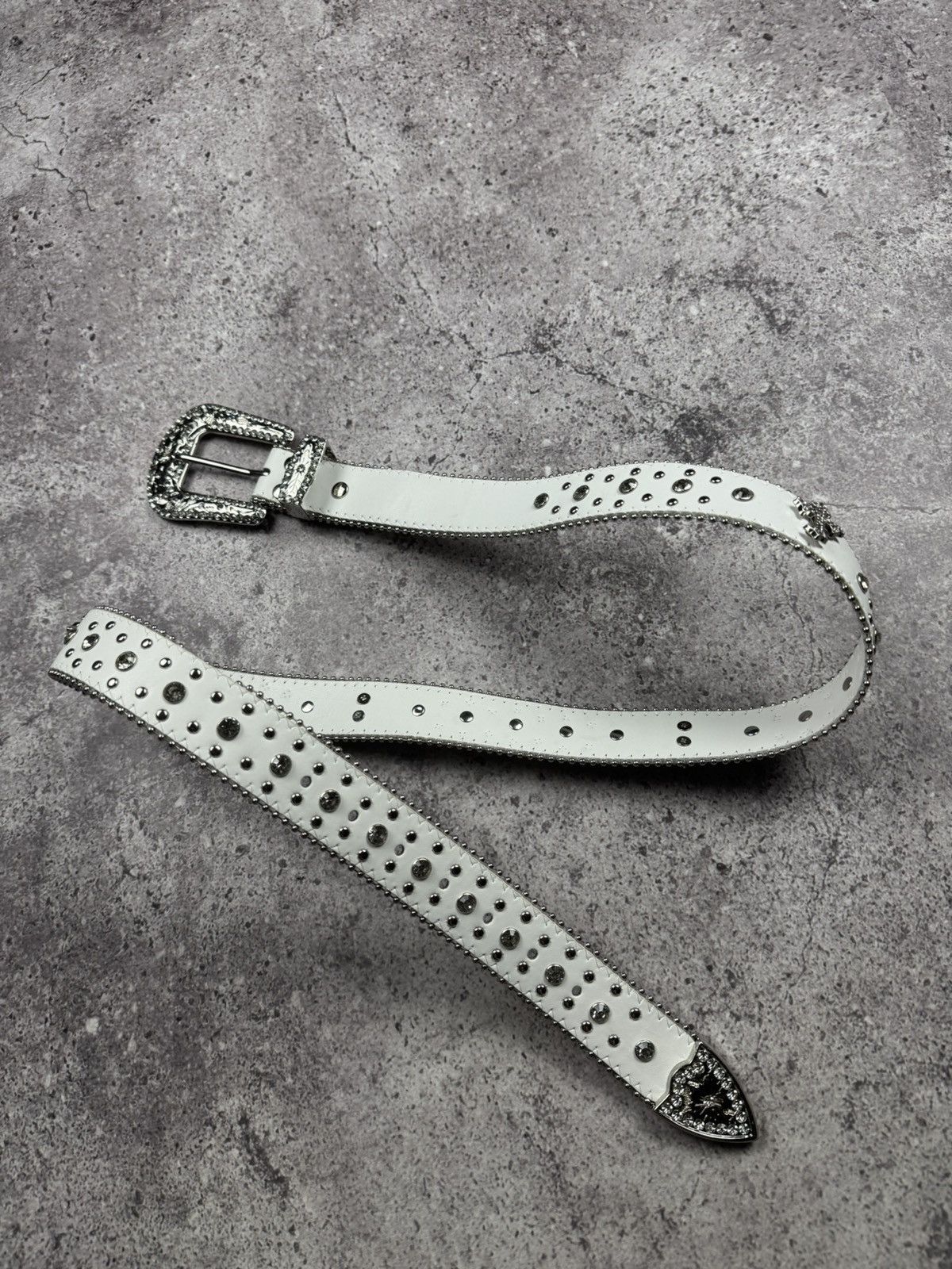 Japanese Brand 00’s NUMBER NINE STYLE CHAIN CROSS RARE Y2K BELT VINTAGE Size ONE SIZE - 5 Thumbnail