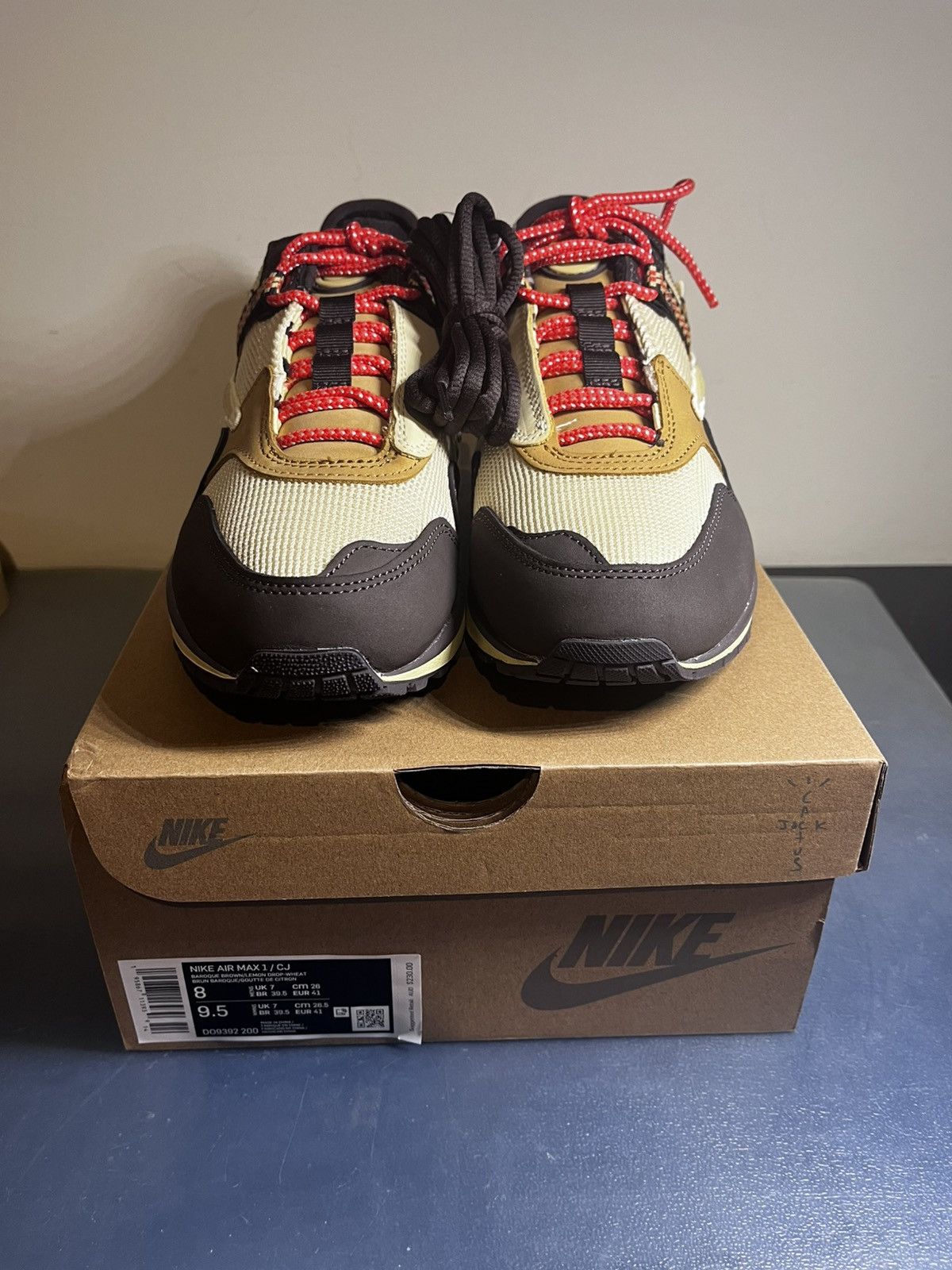 Nike × Travis Scott Nike Air Max 1 Travis Scott Cactus Jack Baroque Brown Size US 8 / EU 41 - 2 Thumbnail