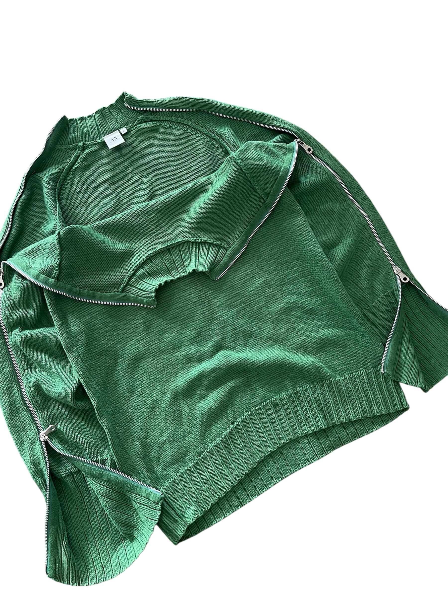 Armani Exchange A/X Knit Jumper Pullover Long Zipper Size US S / EU 44-46 / 1 - 8 Thumbnail