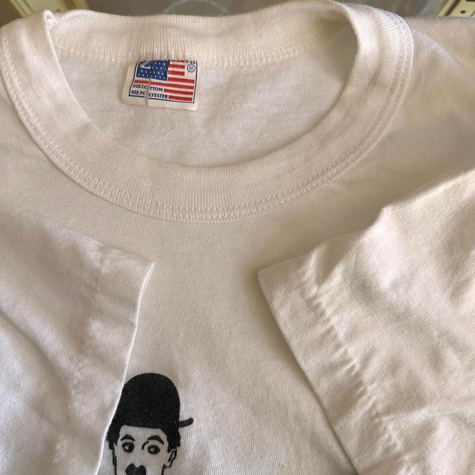 Vintage Vintage 1982 Charlie Chaplin Shirt Size US M / EU 48-50 / 2 - 8 Thumbnail