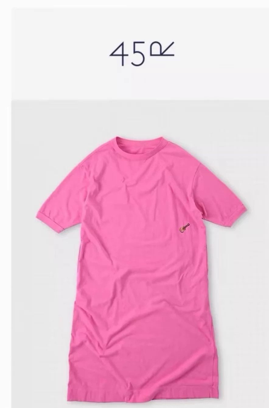 Other 45r Cotton Casual Ukulele Embroidery Dress Pink One Size Size ONE SIZE - 2 Thumbnail