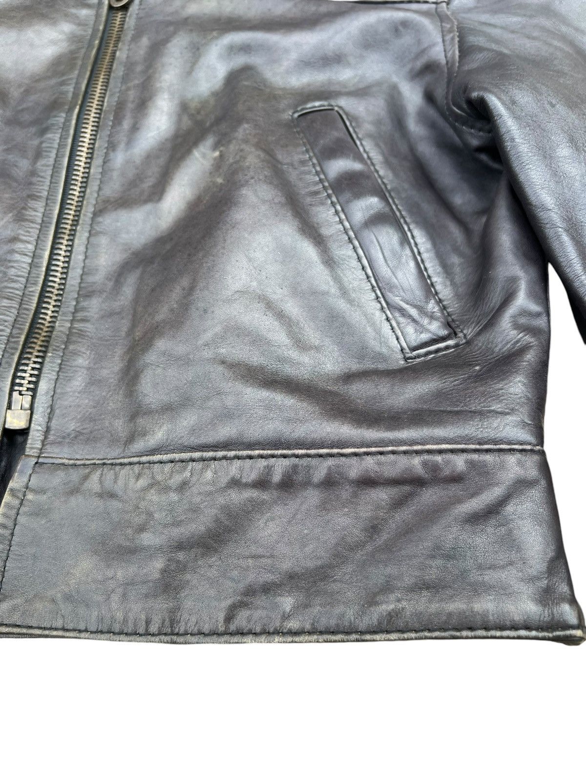 Leather Vintage HIDESIGN Fade Patina Leather Jacket Cropped Size US S / EU 44-46 / 1 - 12 Thumbnail