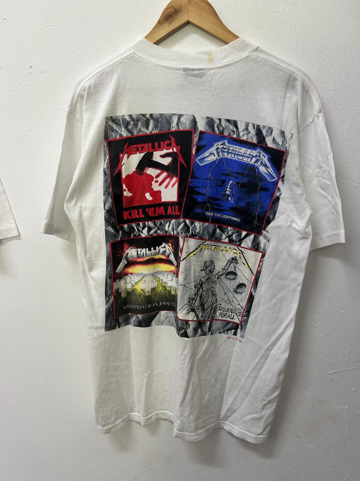 Band Tees *RARE* Vintage Metallica And Justice For All T-Shirt Size US L / EU 52-54 / 3 - 4 Thumbnail