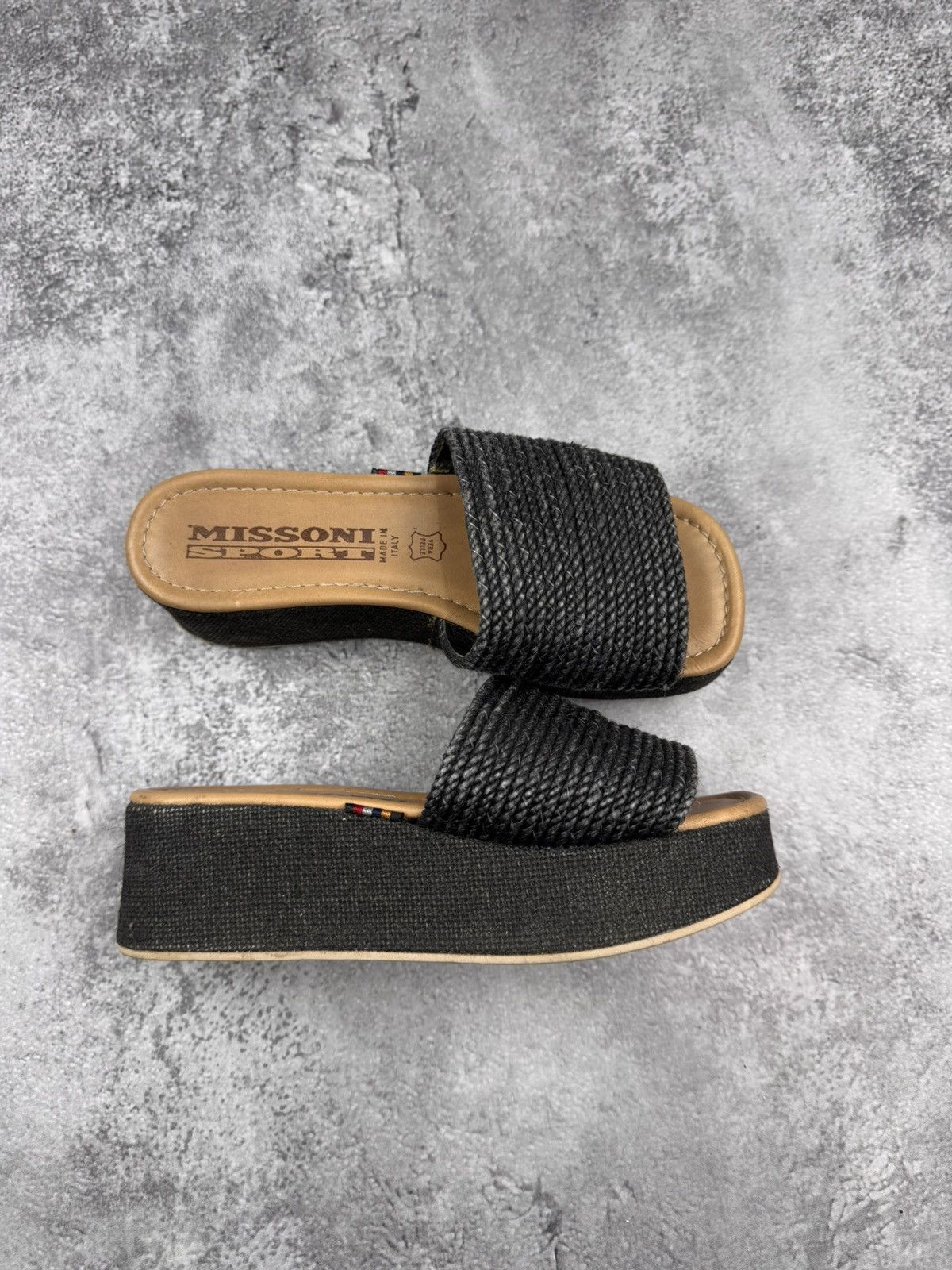 Missoni Missoni Sport Black Platform Slides Women Size 37 Size US 7 / IT 37 - 1 Thumbnail