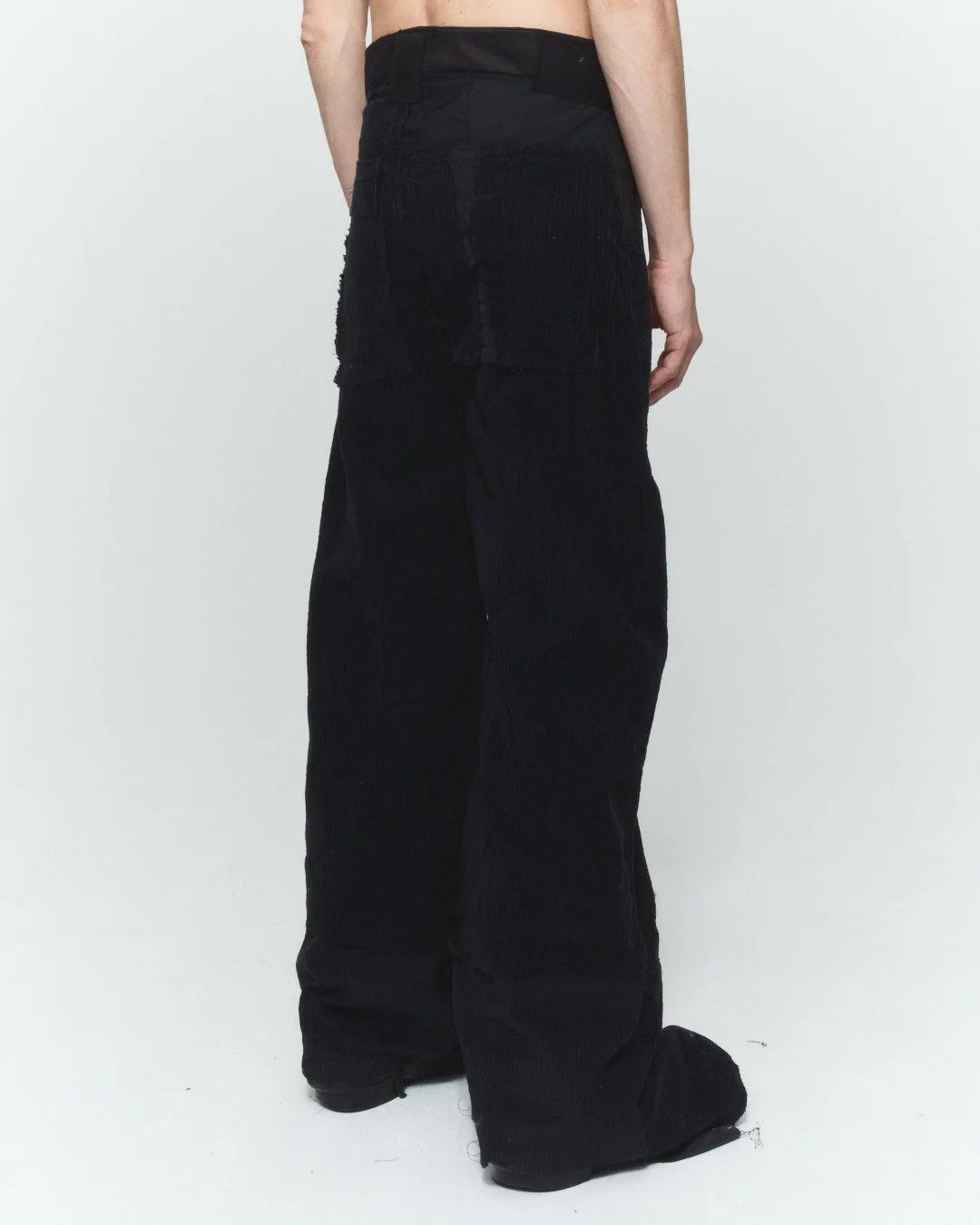 Rick Owens Swampgod Stovel Wide Black Pants Size US 31 - 12 Thumbnail