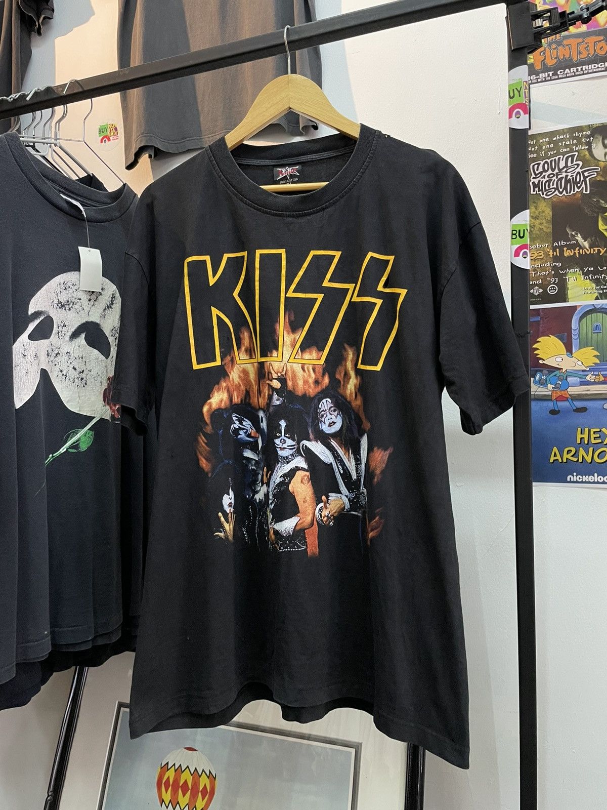 KISS × Vintage Kiss Bootleg 90's Size US XL / EU 56 / 4 - 2 Thumbnail