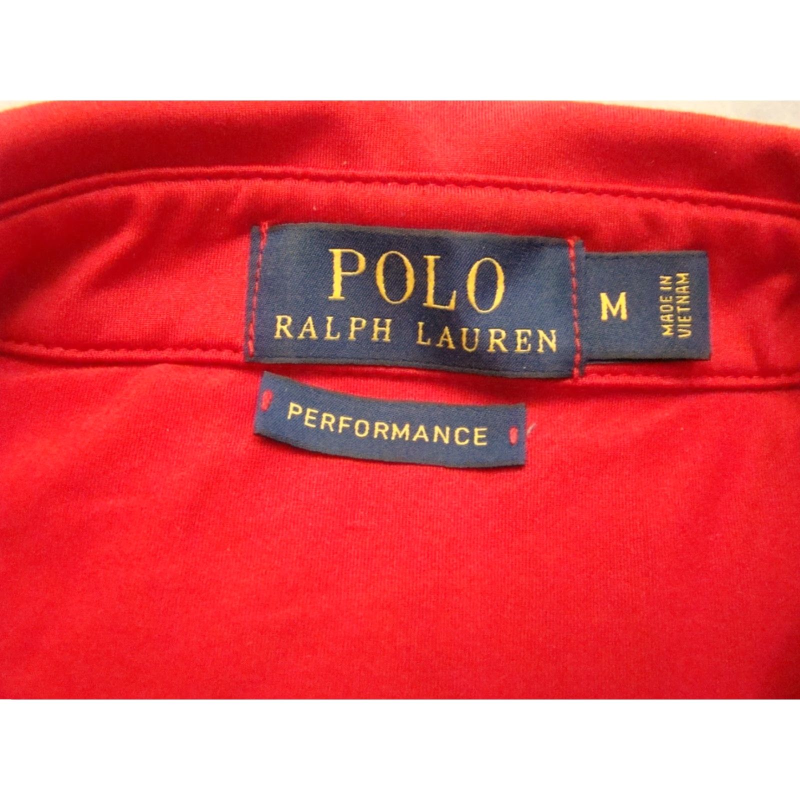 Polo Ralph Lauren Polo Ralph Lauren Performance Polo Shirt Mens Size M Short Sleeve Red Size US M / EU 48-50 / 2 - 4 Thumbnail