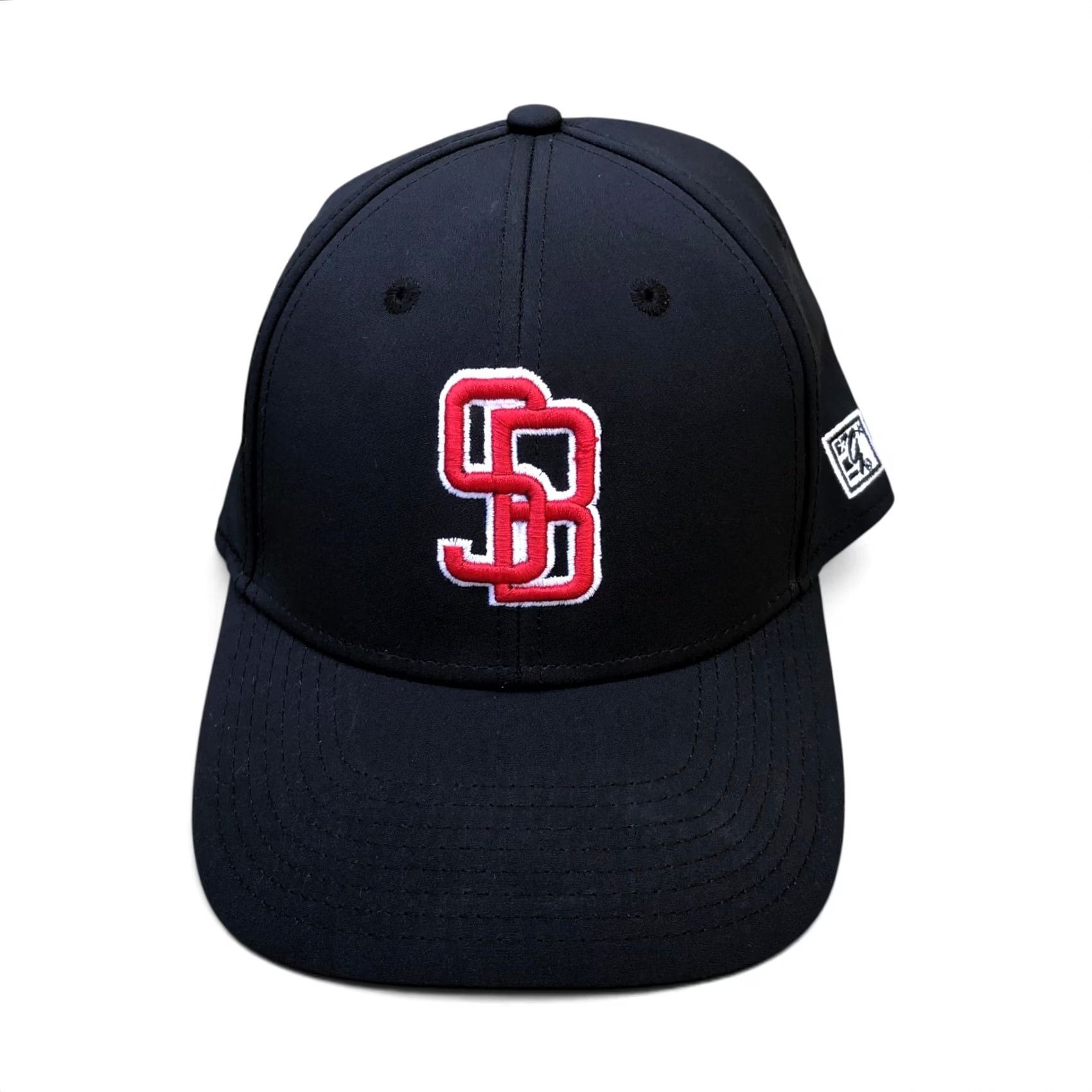 Vintage THE GAME Santa Barbara College Vaqueros Fitted Hat Men's SMALL Black Embroidered Size ONE SIZE - 2 Thumbnail