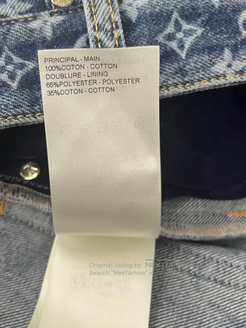 Louis Vuitton Louis Vuitton High waisted denim shorts with presbyopic lo Size US 36 / EU 52 - 6 Thumbnail
