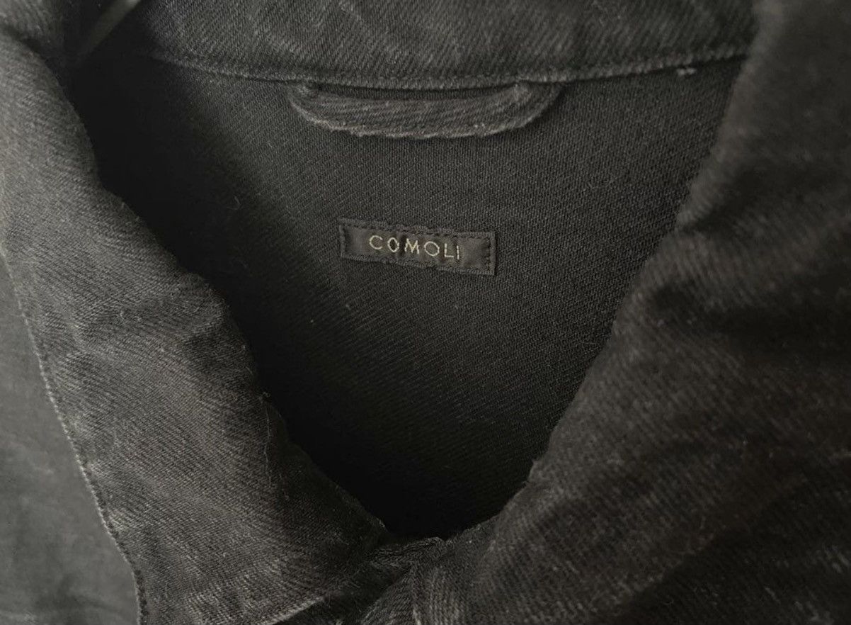 Comoli Rare Comoli 20AW Black Type 1 Denim Jacket Size XL Size US XL / EU 56 / 4 - 4 Thumbnail