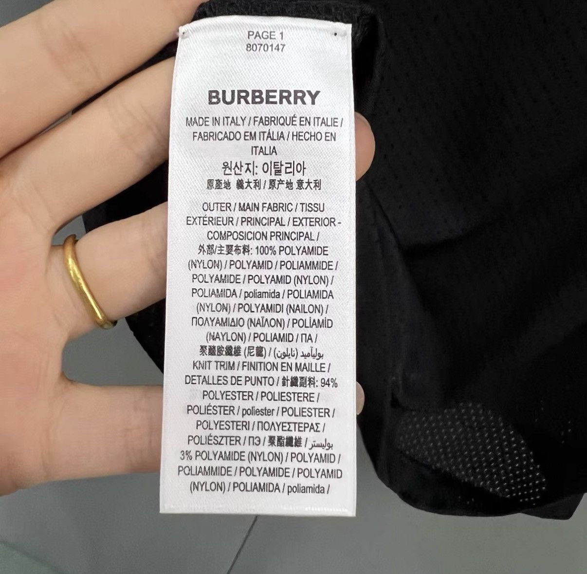Burberry Burberry Eye Logo Print Mesh Short Sleeve T-shirt J41 Size US XS / EU 42 / 0 - 3 Thumbnail