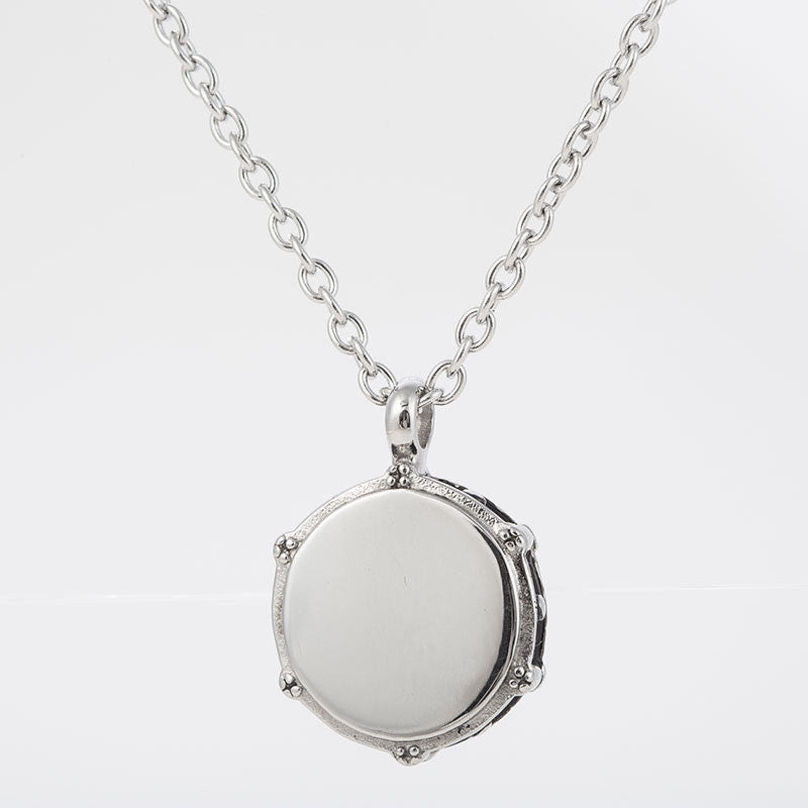 & Other Stories Snare Drum Necklace Drumming Charm Stainless Steel Necklace Size ONE SIZE - 6 Thumbnail