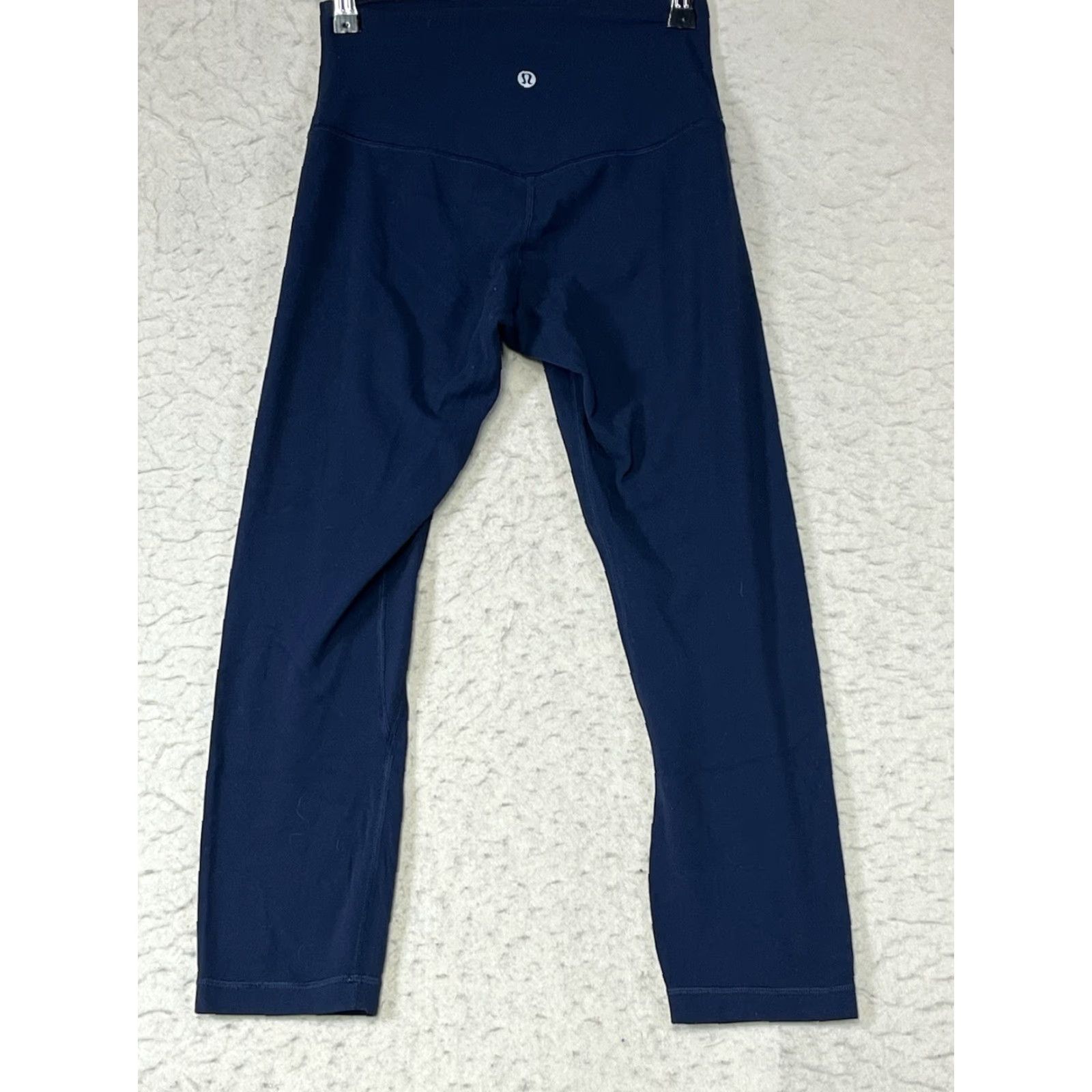 Lululemon Lululemon Leggings Women High-Rise Crop Size-4 Black Activewear Gym Running Yoga Comfort Stretch Size 27" / US 4 / IT 40 - 2 Thumbnail