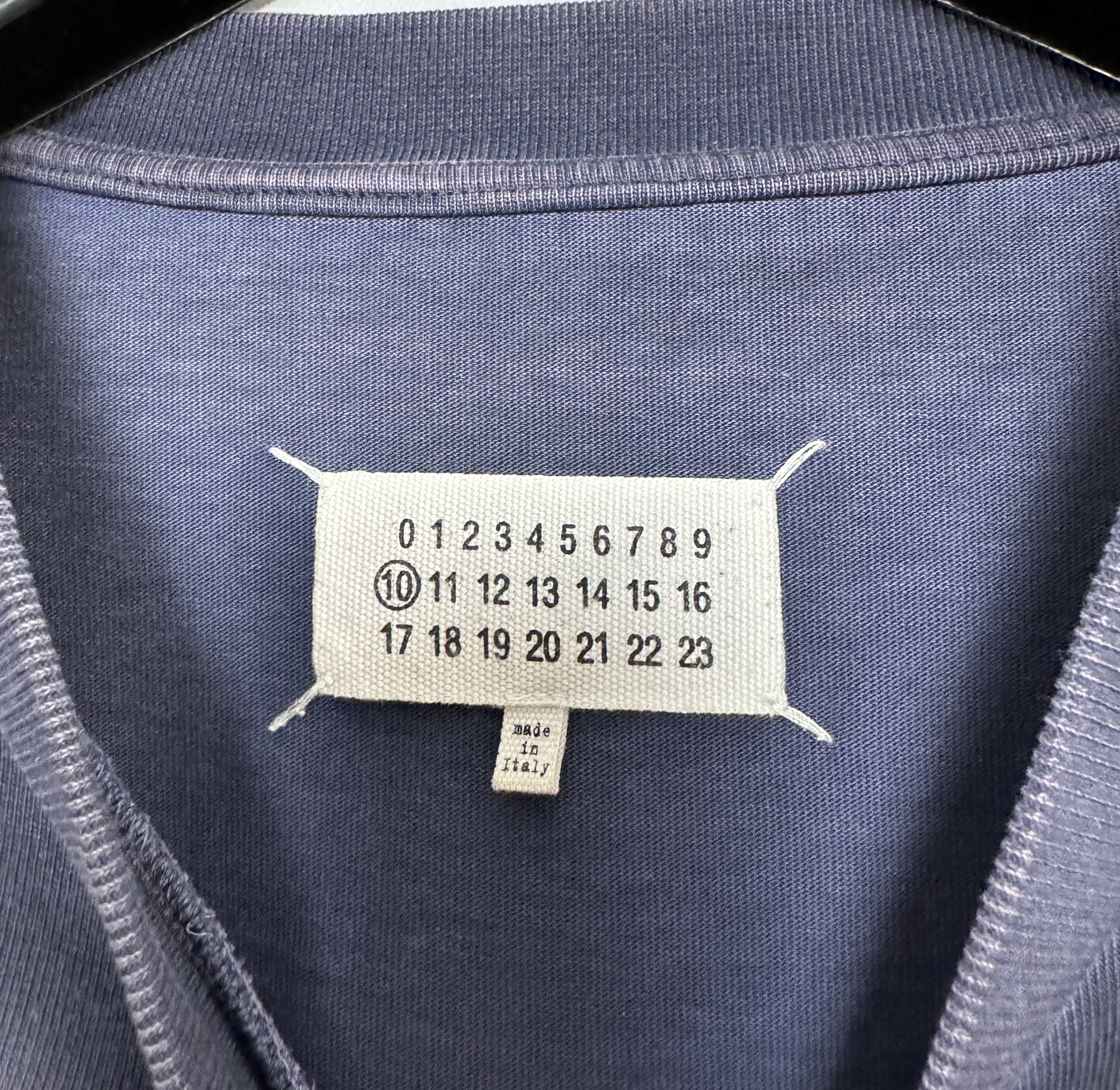 Maison Margiela Maison Margiela Braille Logo Tee T-Shirt Washed Oversized 48 Size US M / EU 48-50 / 2 - 5 Thumbnail