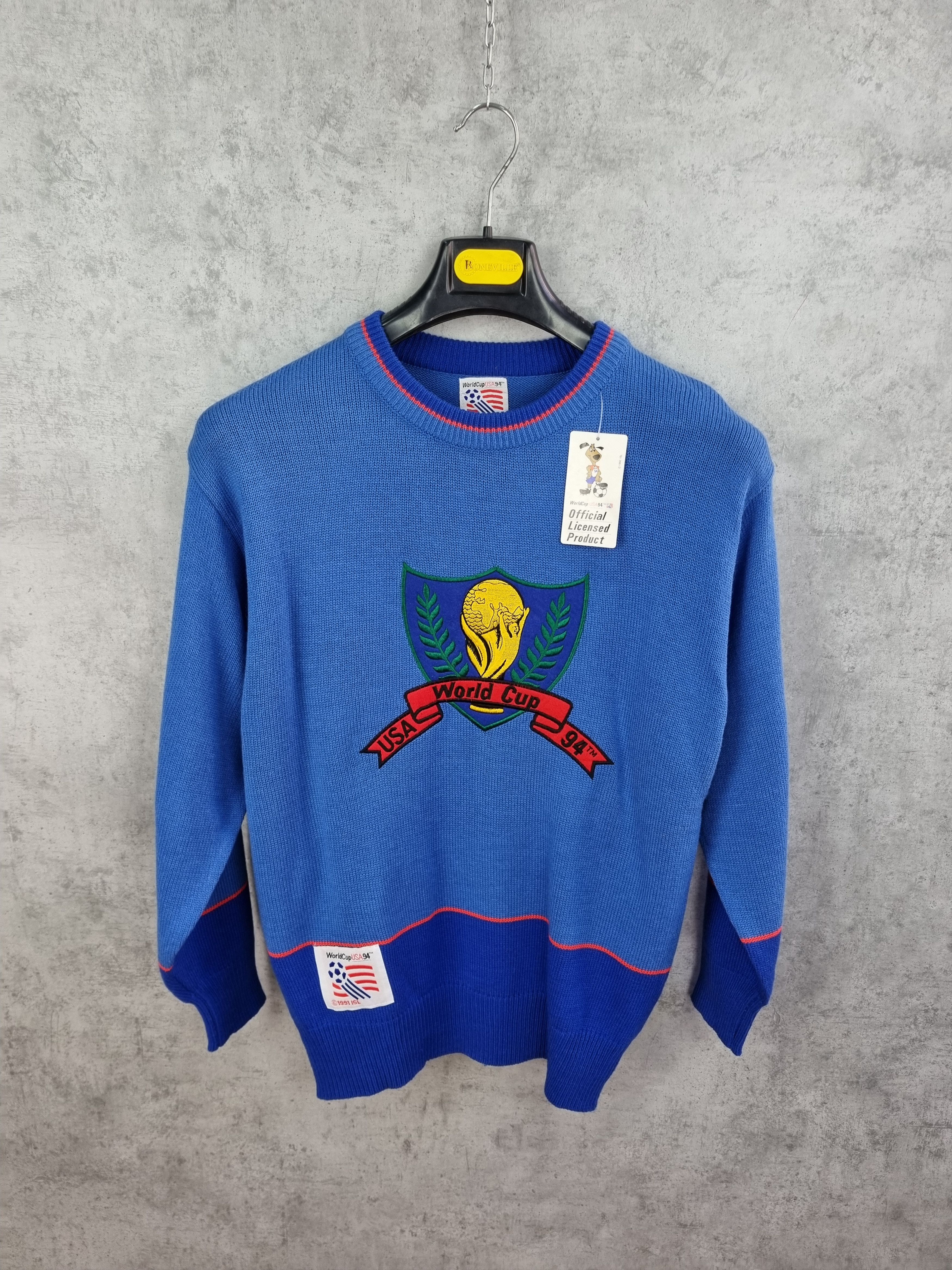 Sports Specialties × Vintage 91s World Cup USA 94 Knitted Wool Vintage Sweater Size US M / EU 48-50 / 2 - 1 Thumbnail