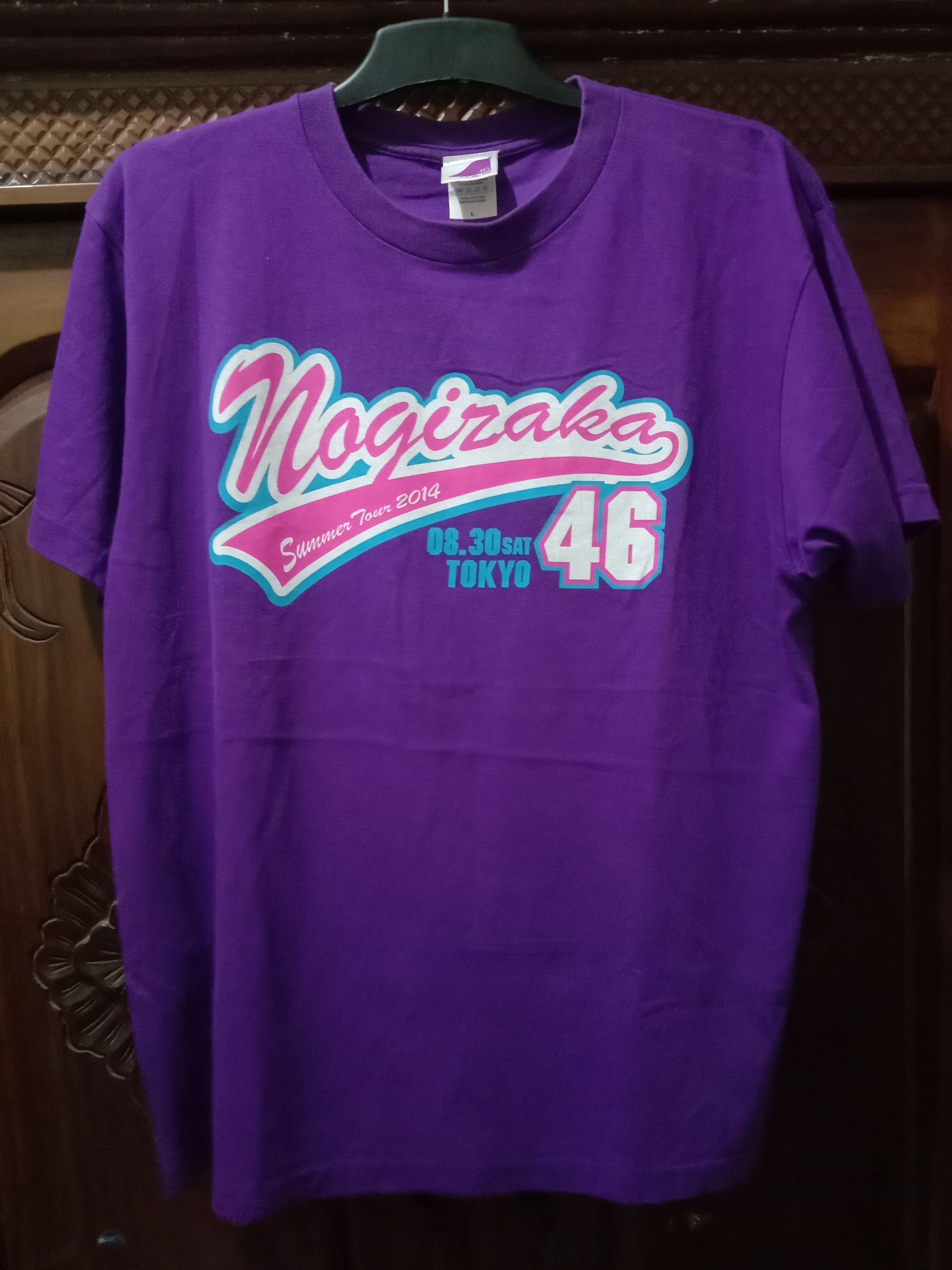 Japanese Brand T-shirt Nogizaka46 Summer Tour 2014 Tokyo Size US L / EU 52-54 / 3 - 1 Thumbnail