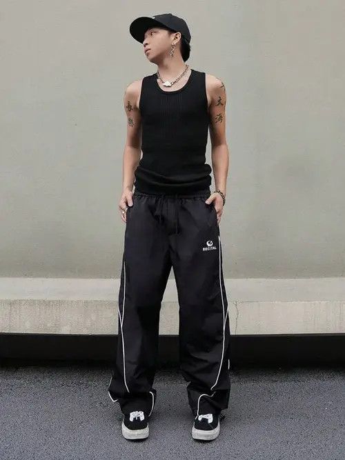 Japanese Brand × Vintage Casual Y2k Sweatpants Loose Fit Size US 30 / EU 46 - 4 Thumbnail
