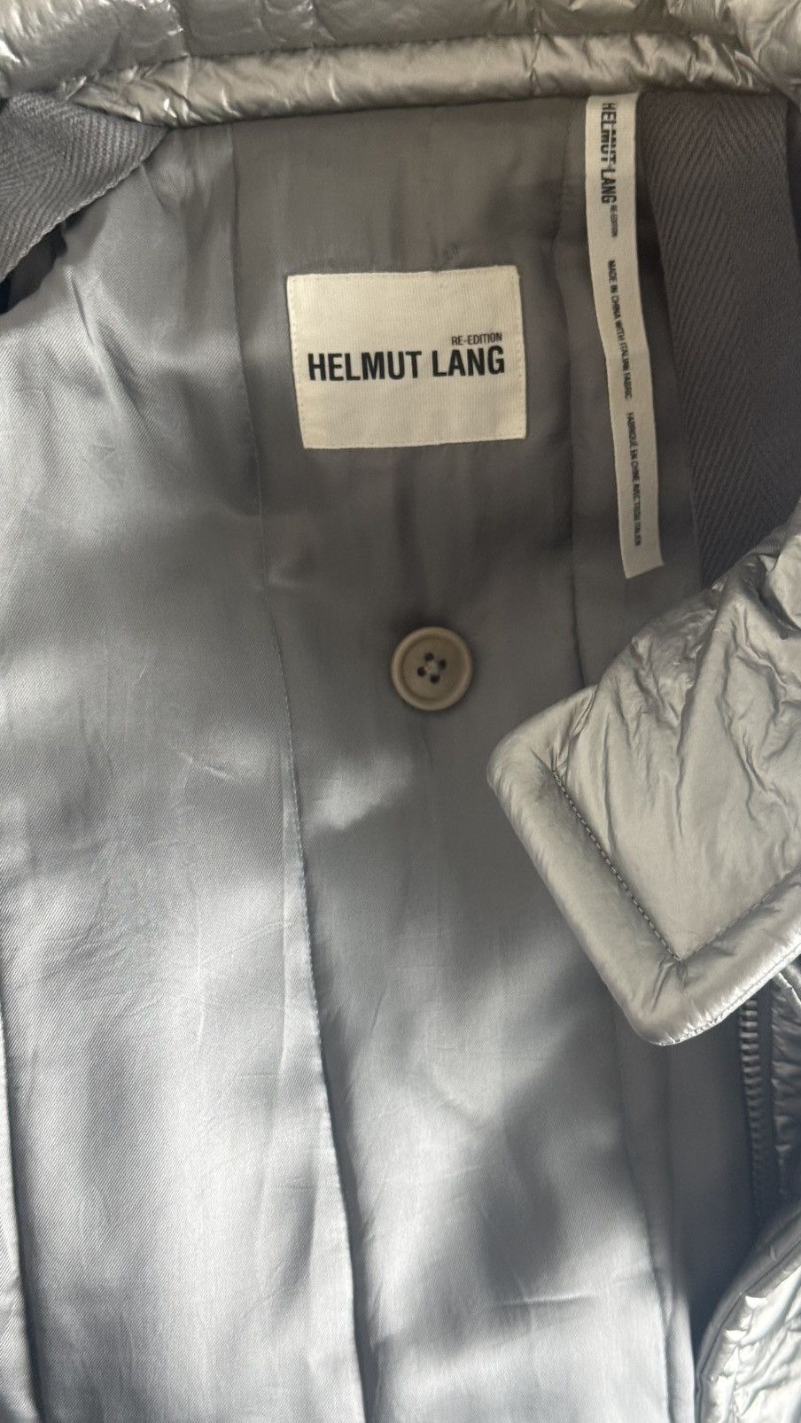 Helmut Lang Helmut Lang Re-Edition Astro Metallic Moto Jacket Size US XS / EU 42 / 0 - 5 Thumbnail
