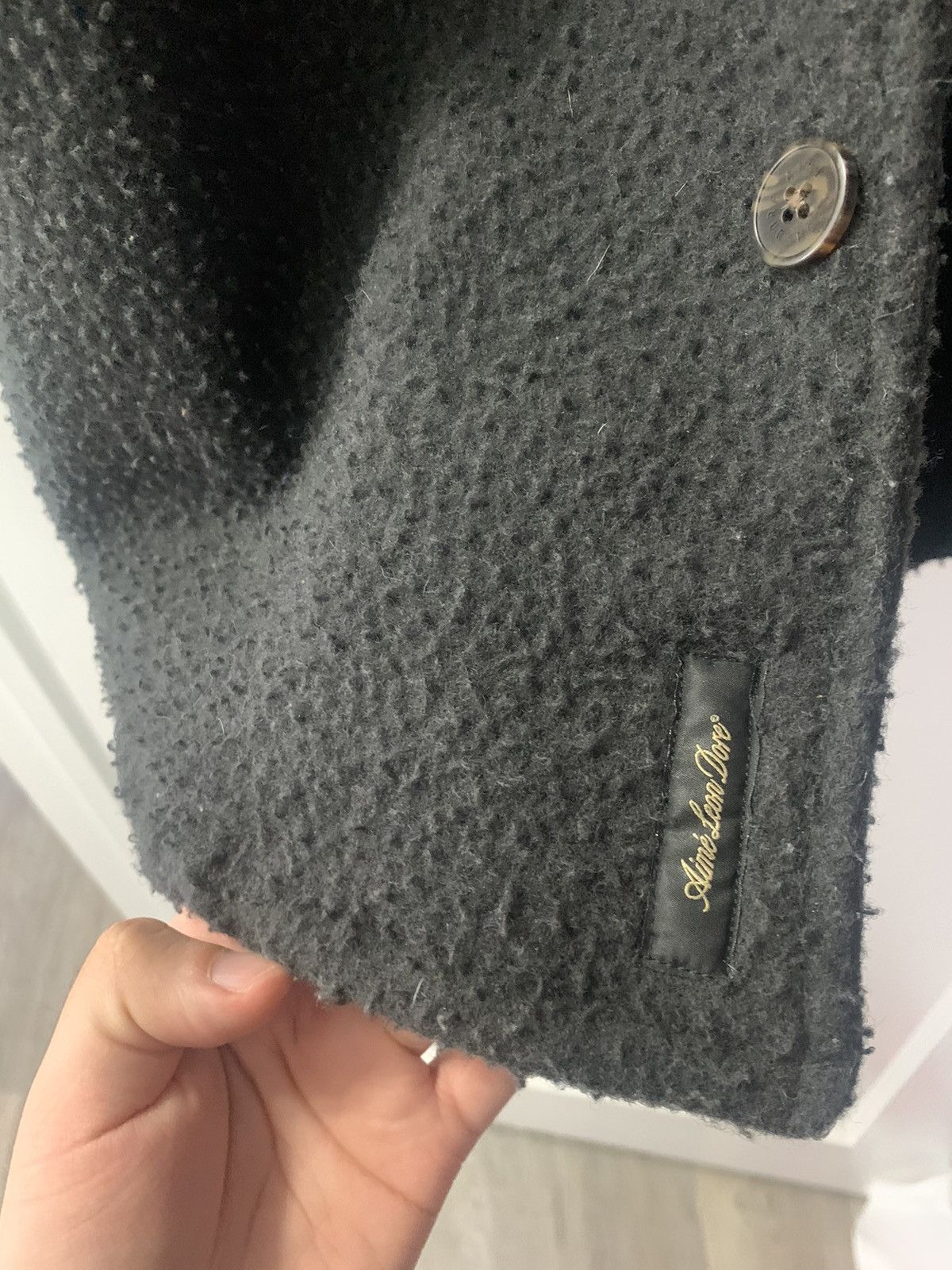 Aime Leon Dore Aime Leon Dore Black Wool Casentino Overshirt Size US M / EU 48-50 / 2 - 2 Thumbnail