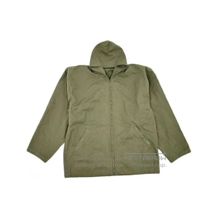 Balenciaga Balenciaga Hooded Long Sleeve Jacket in Green. Size US XS / EU 42 / 0 - 2 Thumbnail
