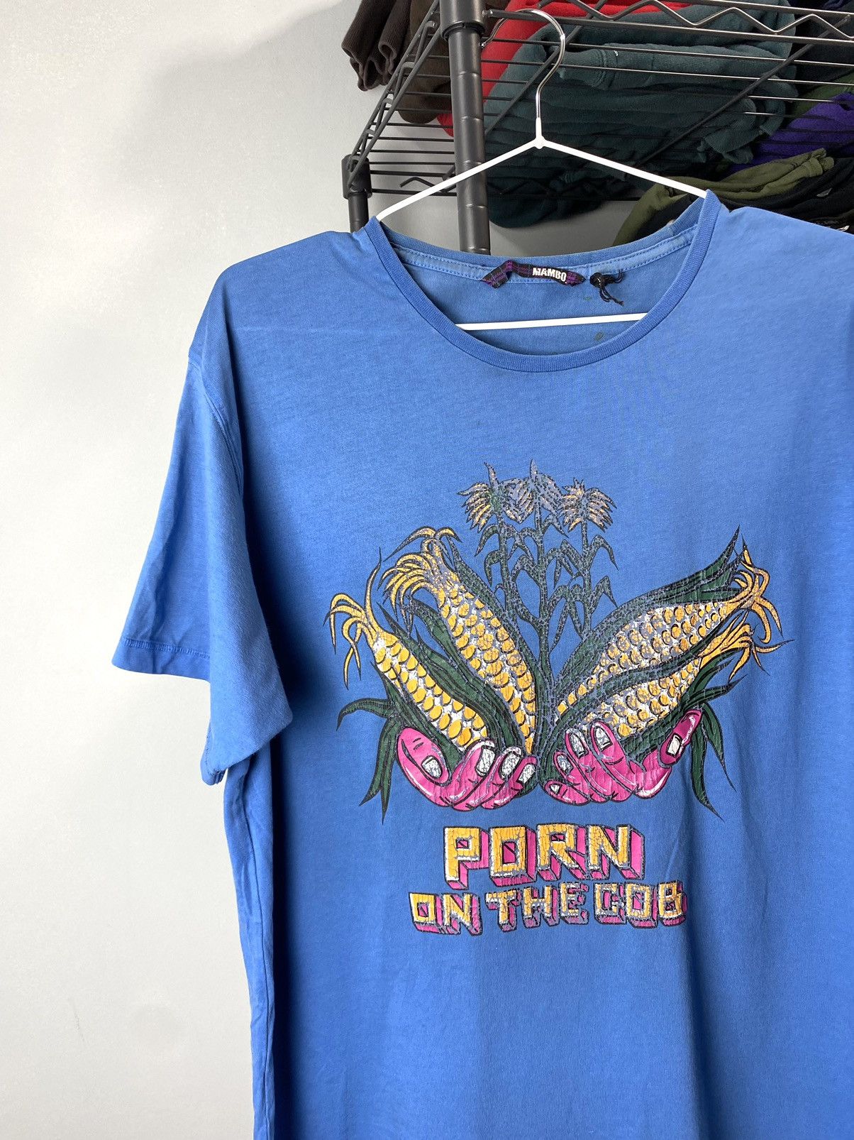 Mambo Rare! 00’s Mambo Porn On The Cob T Shirt Y2K Size US XL / EU 56 / 4 - 2 Thumbnail