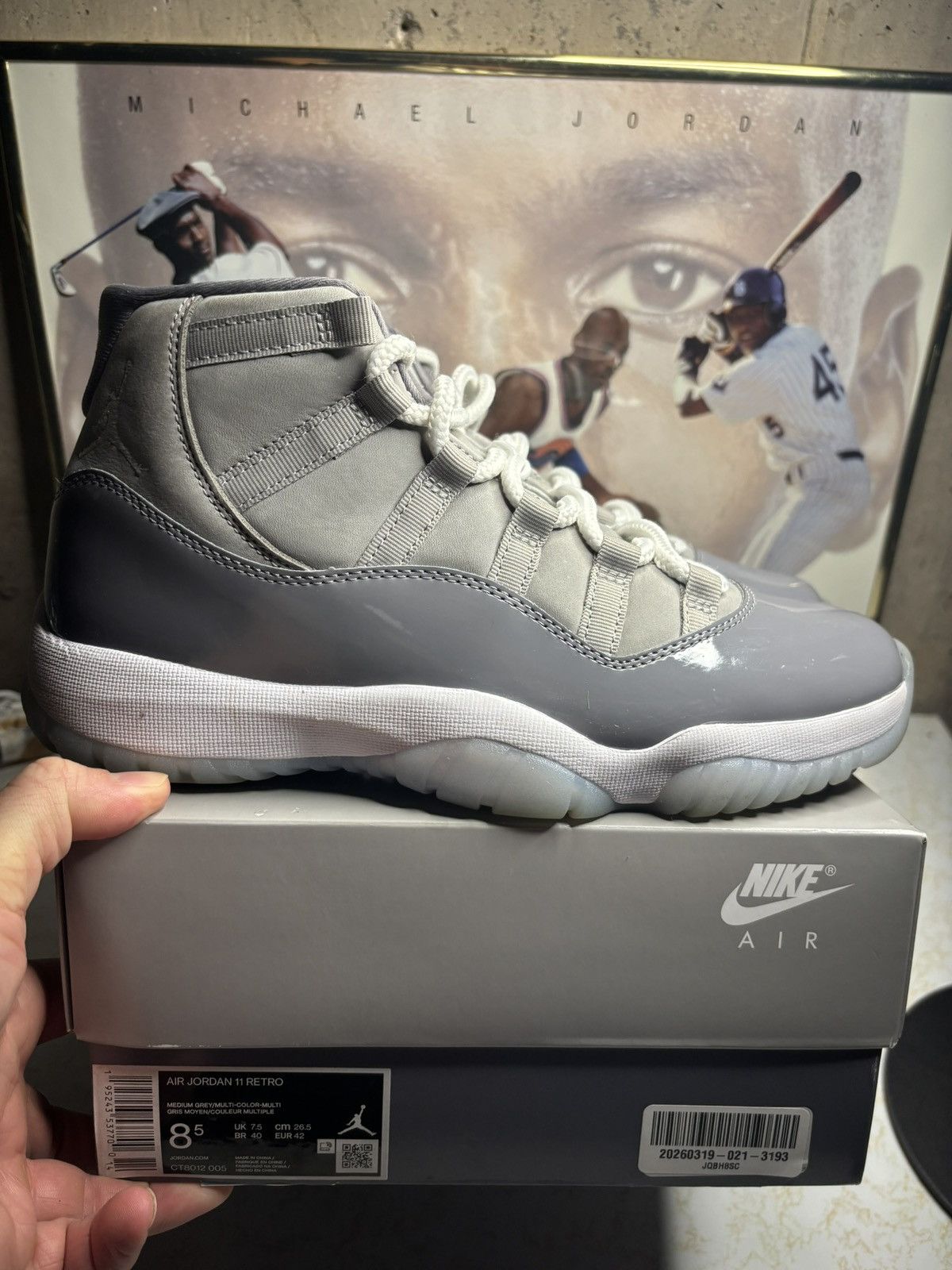 Jordan Brand Jordan Retro 11 ‘cool grey’ Size US 8.5 / EU 41-42 - 1 Thumbnail