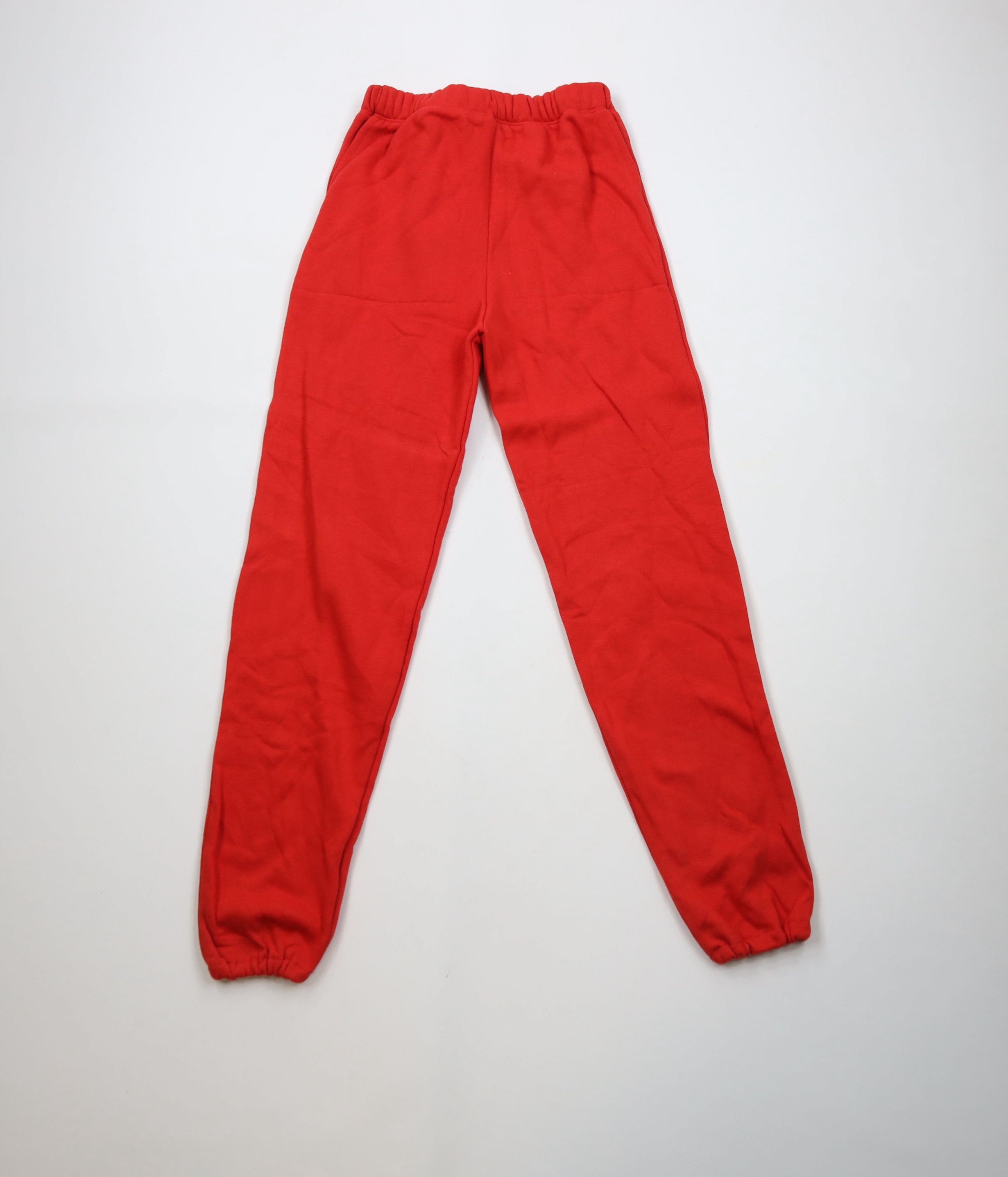 Vintage Deadstock Vintage 90s Streetwear Sweatpants Joggers Red USA Size US 34 / EU 50 - 1 Thumbnail