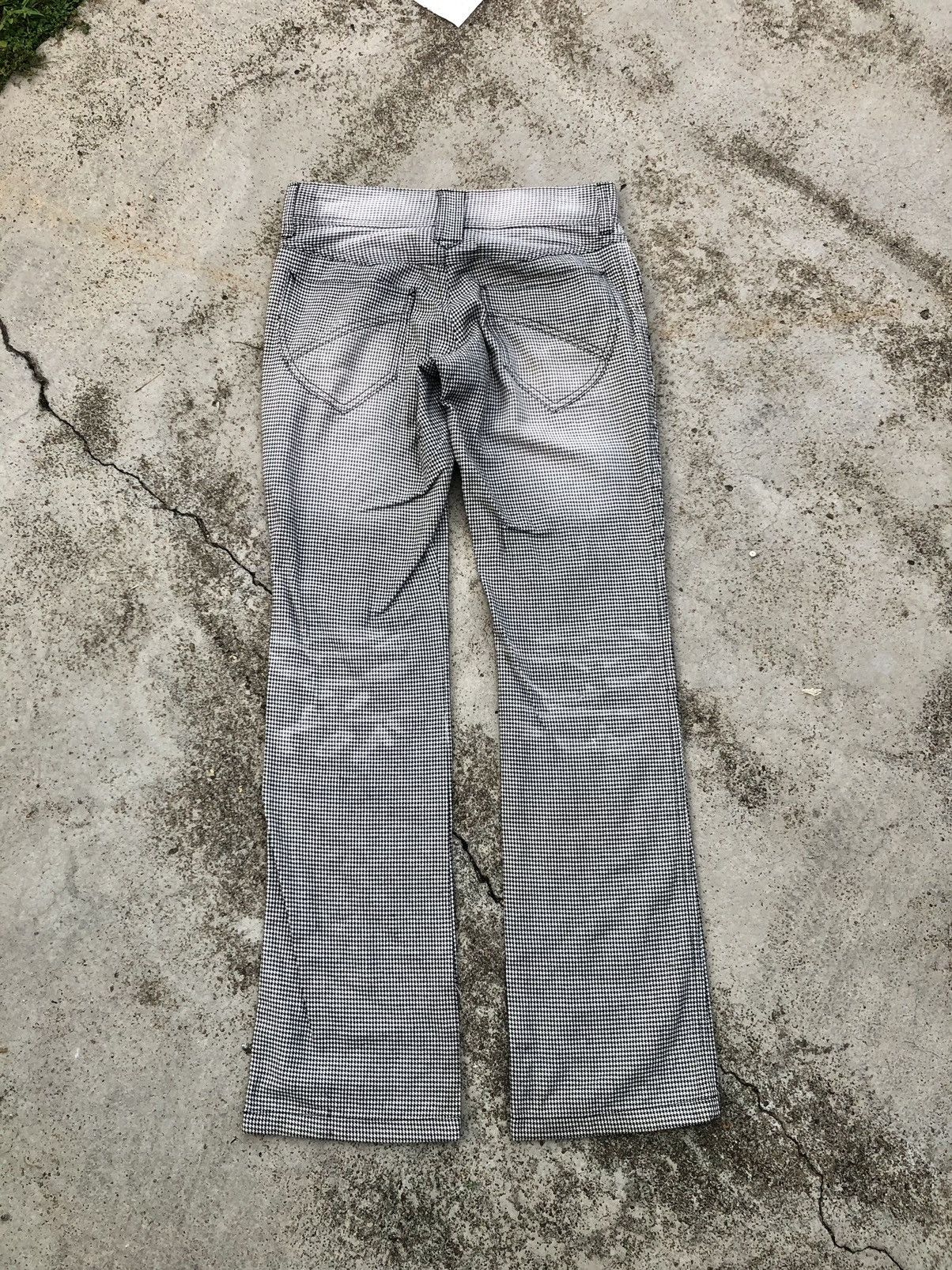 Michel Klein × Seditionaries FLARED⚡️DOUBLE KNEE PLAID ZIPPER PUNK STYLE PANT Size US 31 - 5 Thumbnail