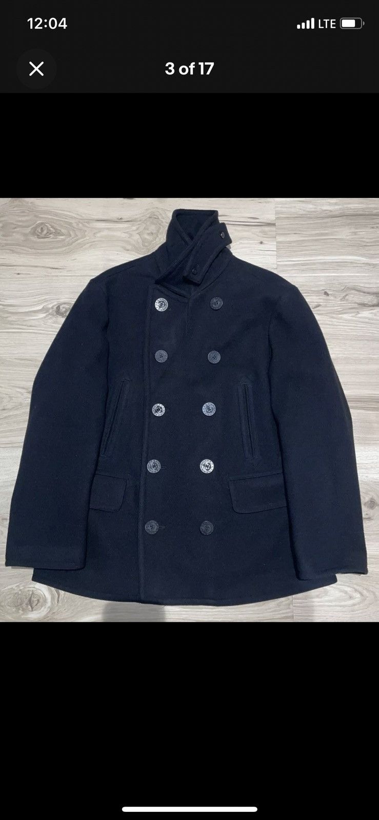 Ralph Lauren × Vintage Polo Ralph Lauren Double Breasted Overcoat Jacket navy Size US XL / EU 56 / 4 - 4 Thumbnail