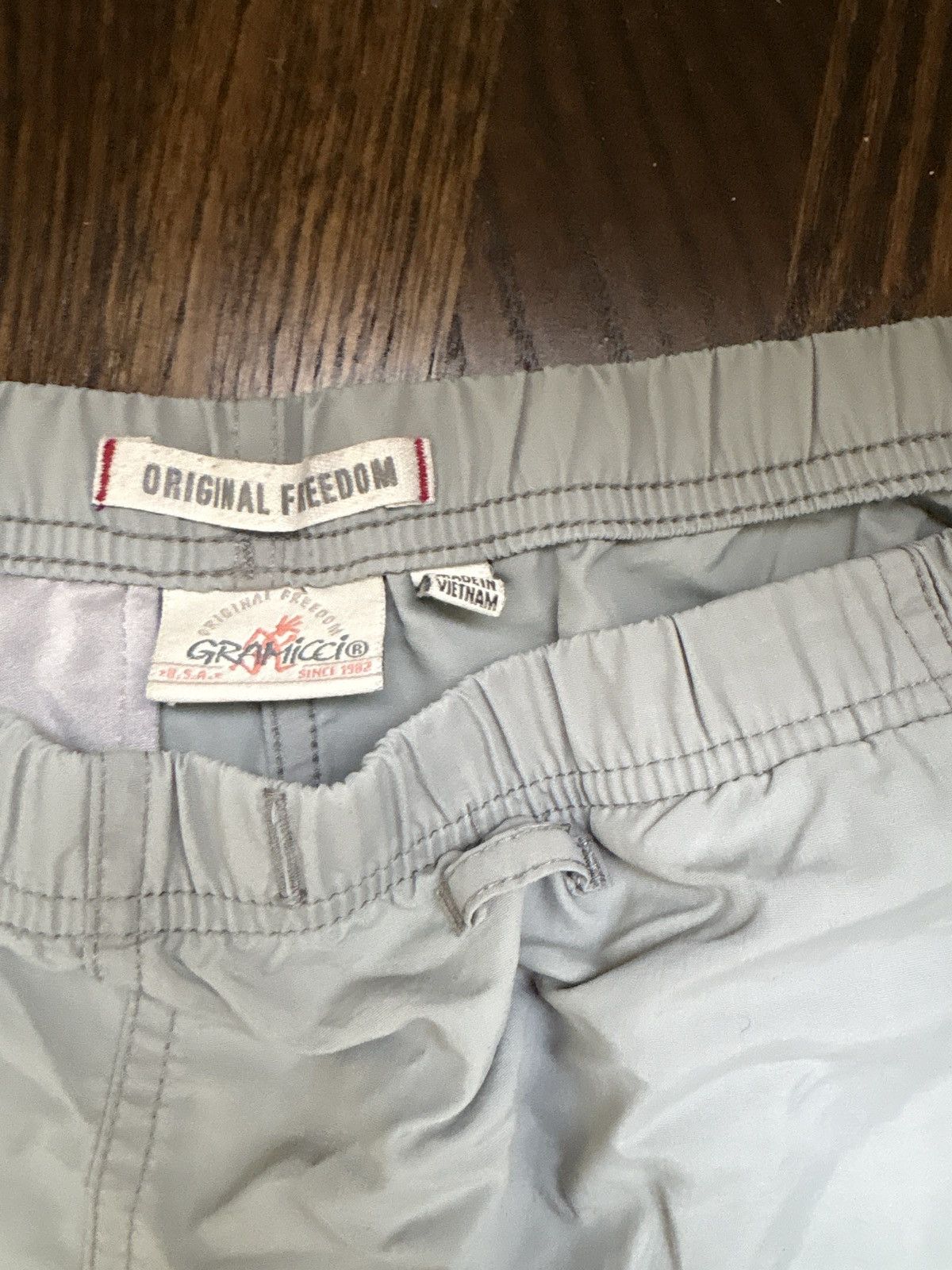 Gramicci Grey Vintage Grammici Climbing Shorts XL Nylon Size US 34 / EU 50 - 4 Thumbnail