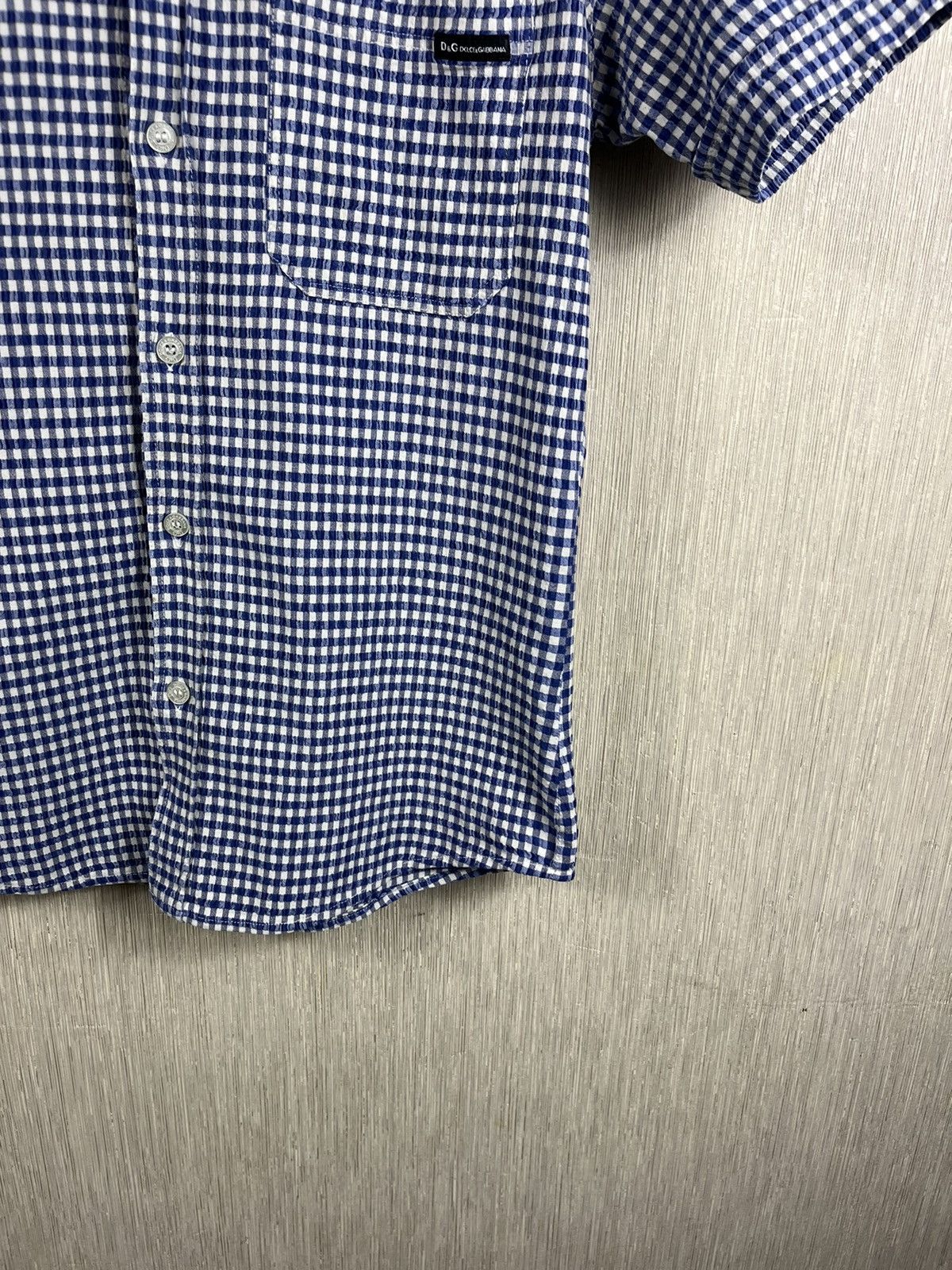 Dolce & Gabbana × Vintage Vintage Dolce & Gabbana gingham plaid checked pocket shirt Size US L / EU 52-54 / 3 - 6 Thumbnail