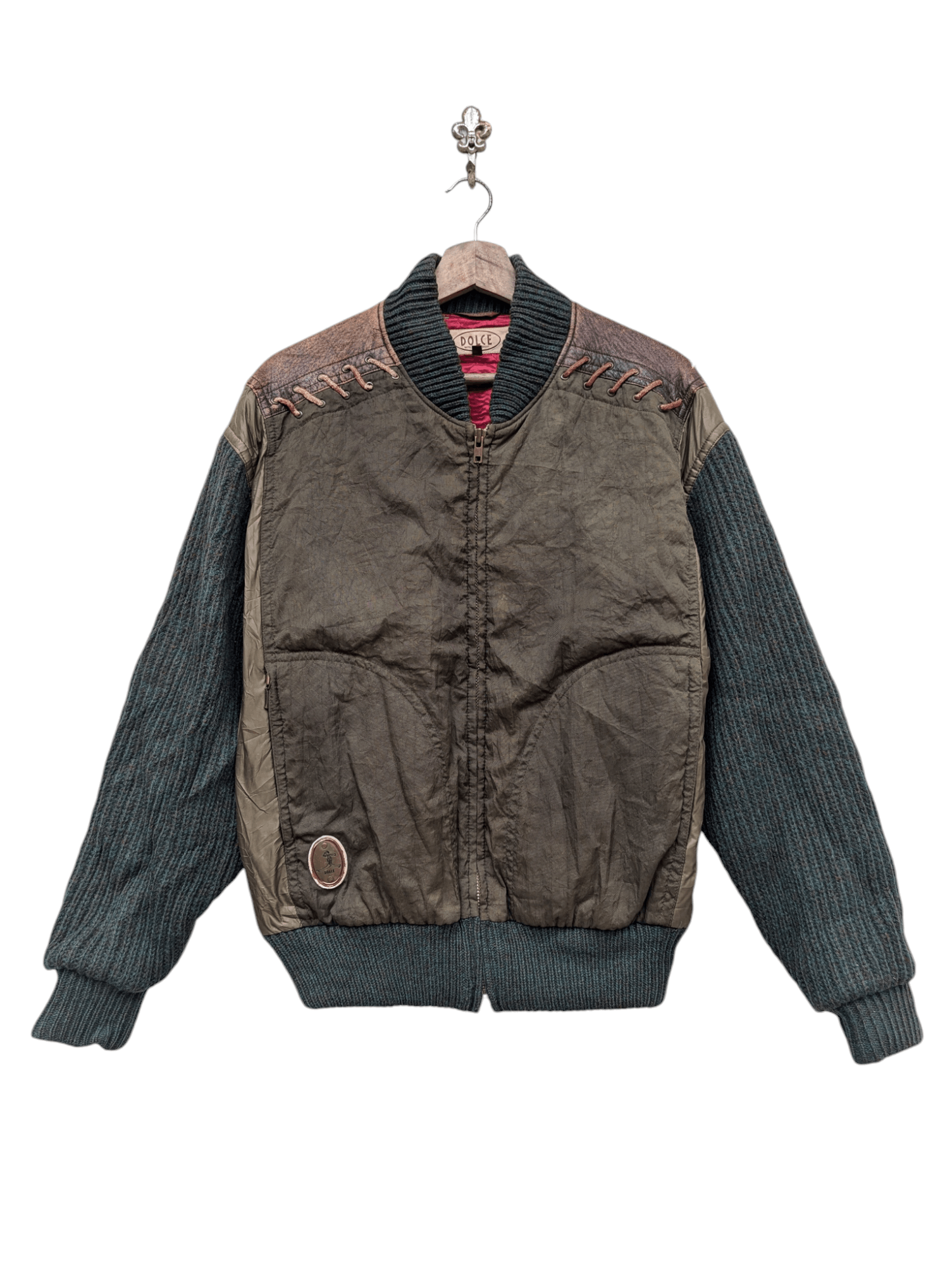 Japanese Brand DOLCE MIX ALL MATERIAL FULL ZIPPER JACKET Size US M / EU 48-50 / 2 - 1 Thumbnail