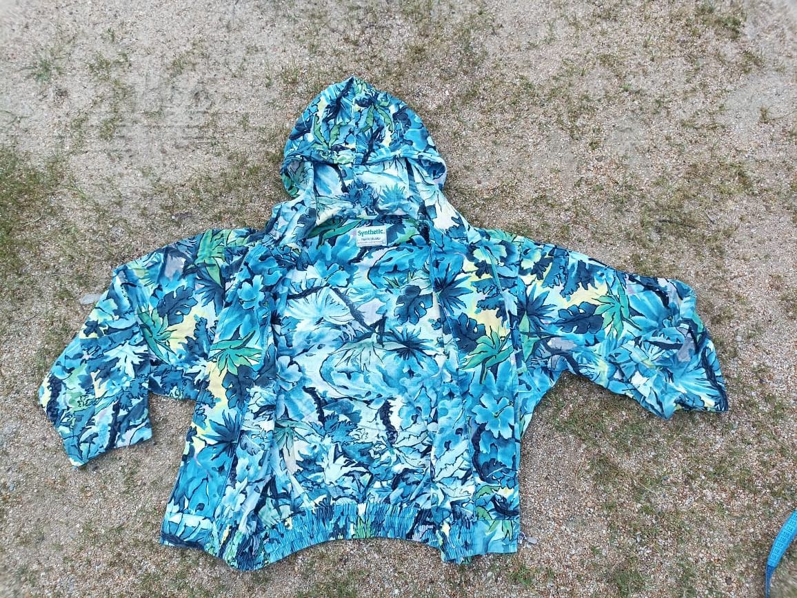 Japanese Brand × Vintage Zipper hoodie Full flower tye Die design Size L / US 10 / IT 46 - 7 Thumbnail