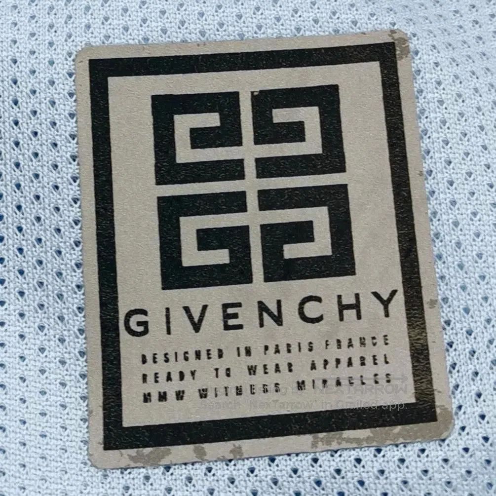 Givenchy Givenchy Light Blue Striped Mesh Shorts M. Size US 26 / EU 42 - 1 Thumbnail