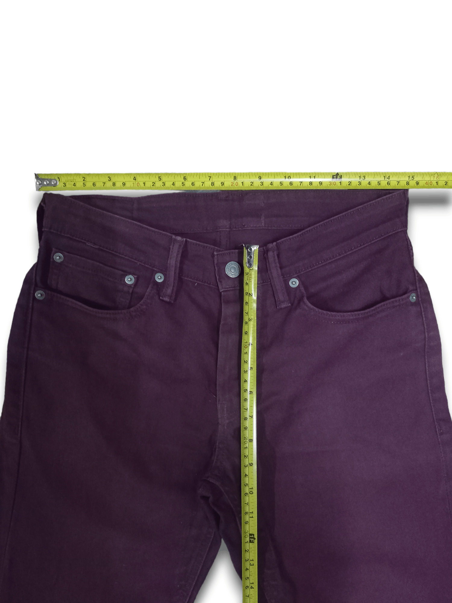 Levi's × Levi's Vintage Clothing Vintage Levis 511 Slim Style Maroon Denim Pants Size US 30 / EU 46 - 10 Thumbnail