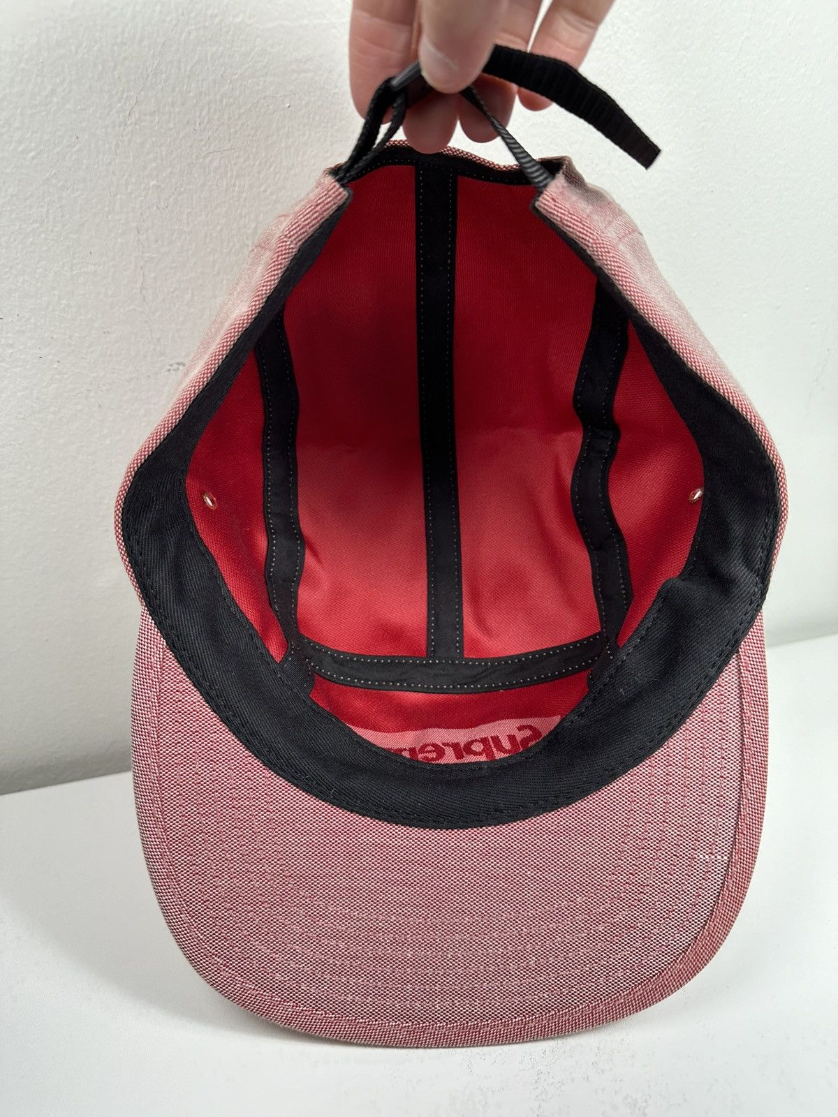 Supreme Supreme Jacquard Logo Camp Cap Hat Size ONE SIZE - 6 Thumbnail