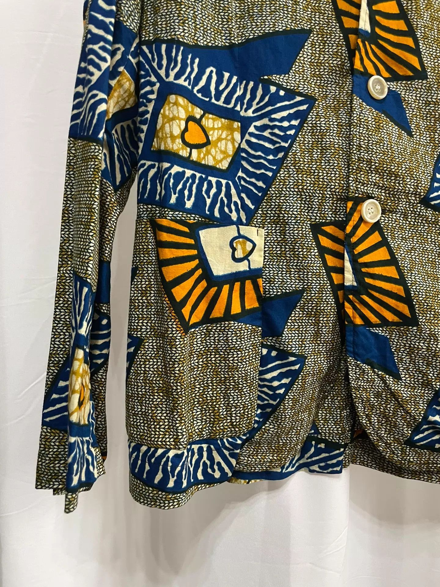 Comme des Garcons CDG Shirt Vintage Fun-Patterned Paneled Casual Blazer S Size US S / EU 44-46 / 1 - 4 Thumbnail