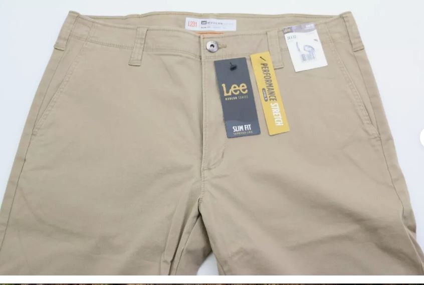 Lee Lee W36 L32 Modern Series Slim Tapered Stretch Pants New Size US 36 / EU 52 - 4 Thumbnail