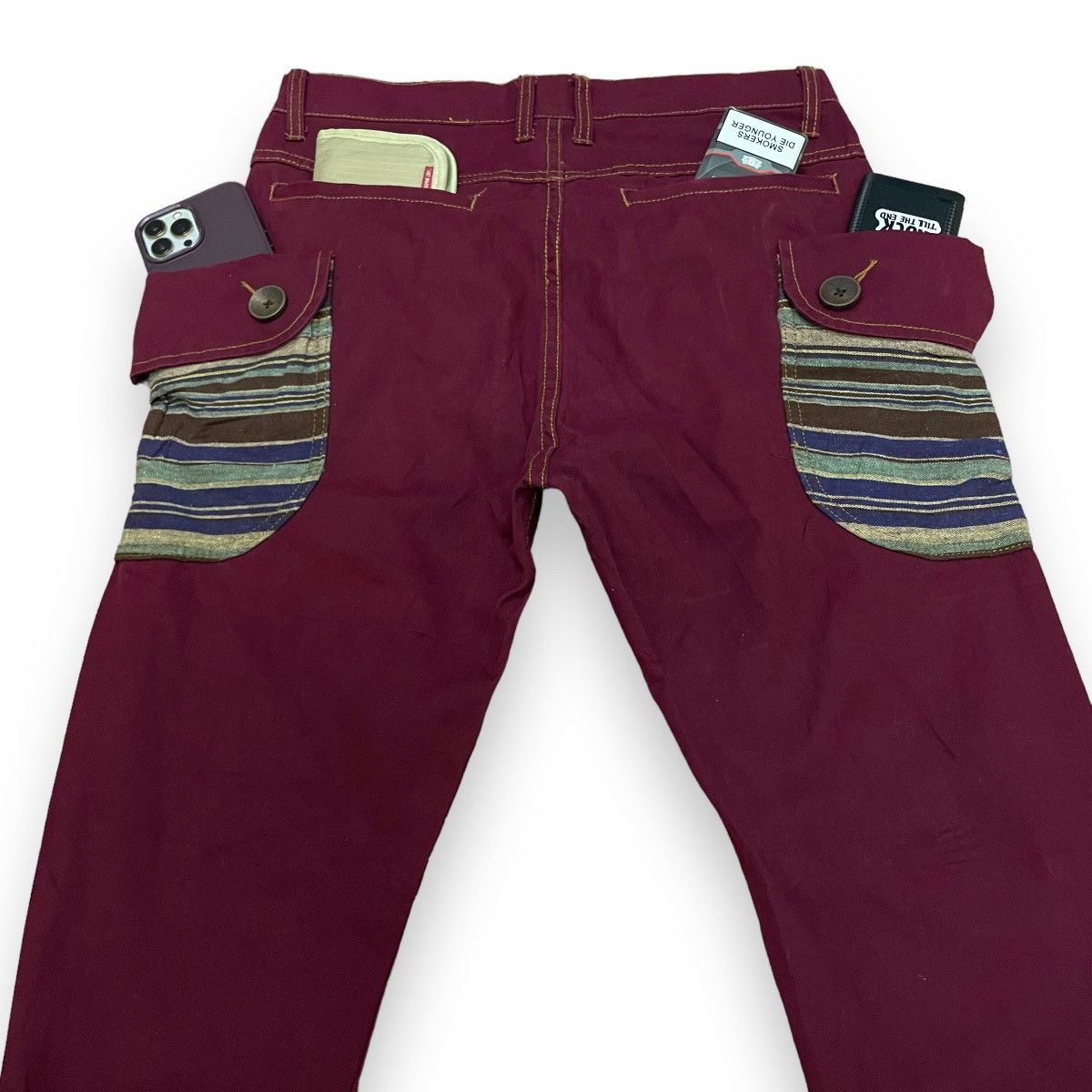20471120 🇯🇵 JUNGLE STORM NATIVE CARGO PANTS Size US 31 - 8 Thumbnail